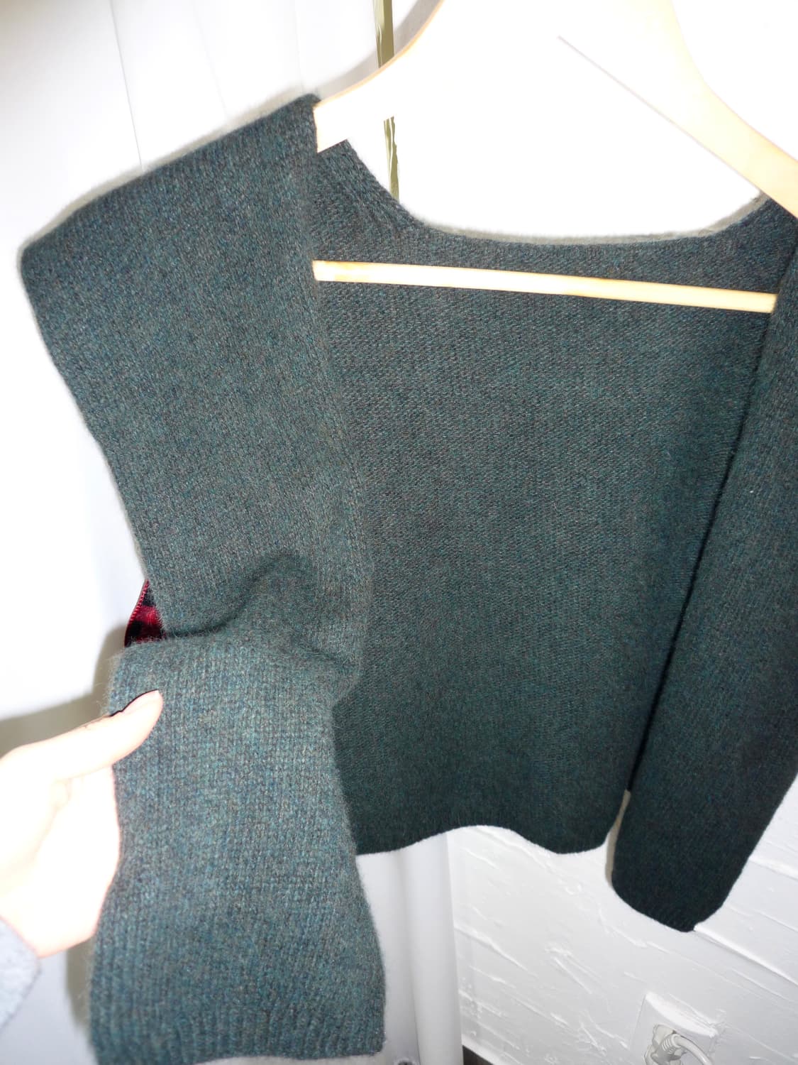 Layer-on knit shawl 상품이미지1