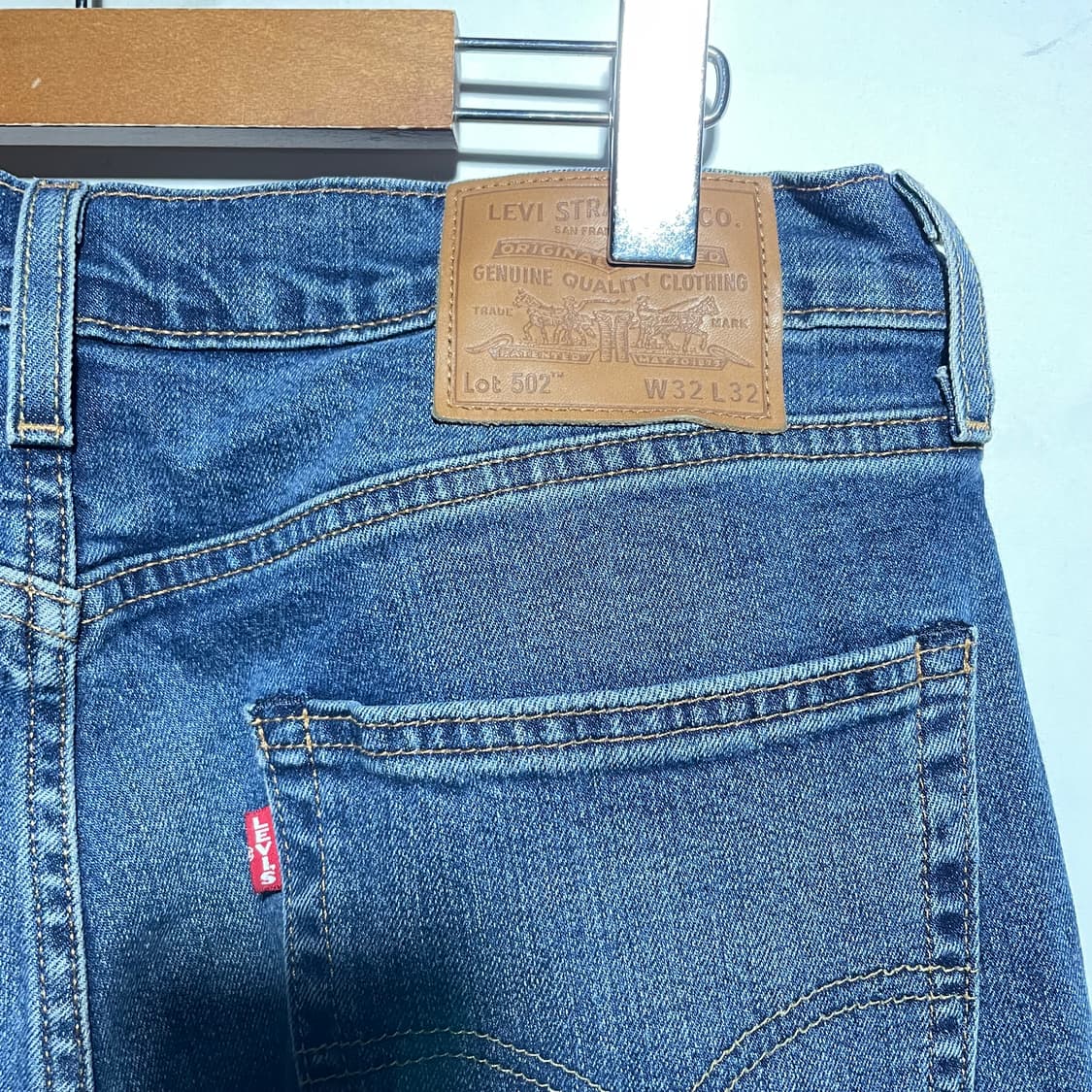 리바이스 502 빅E 데님팬츠 32x32 상품이미지6