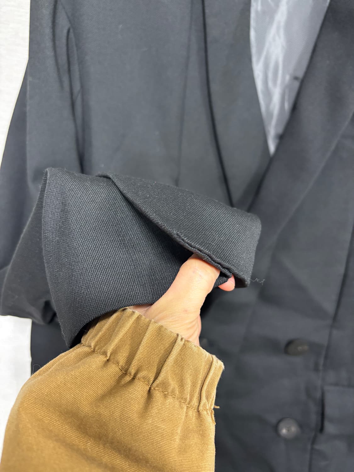 우영미 더블 브래스티드 블레이저 48사이즈 상품이미지3