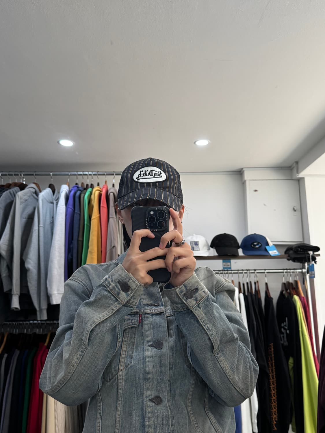 본더치 스트라이프패턴 트러커캡 상품이미지9