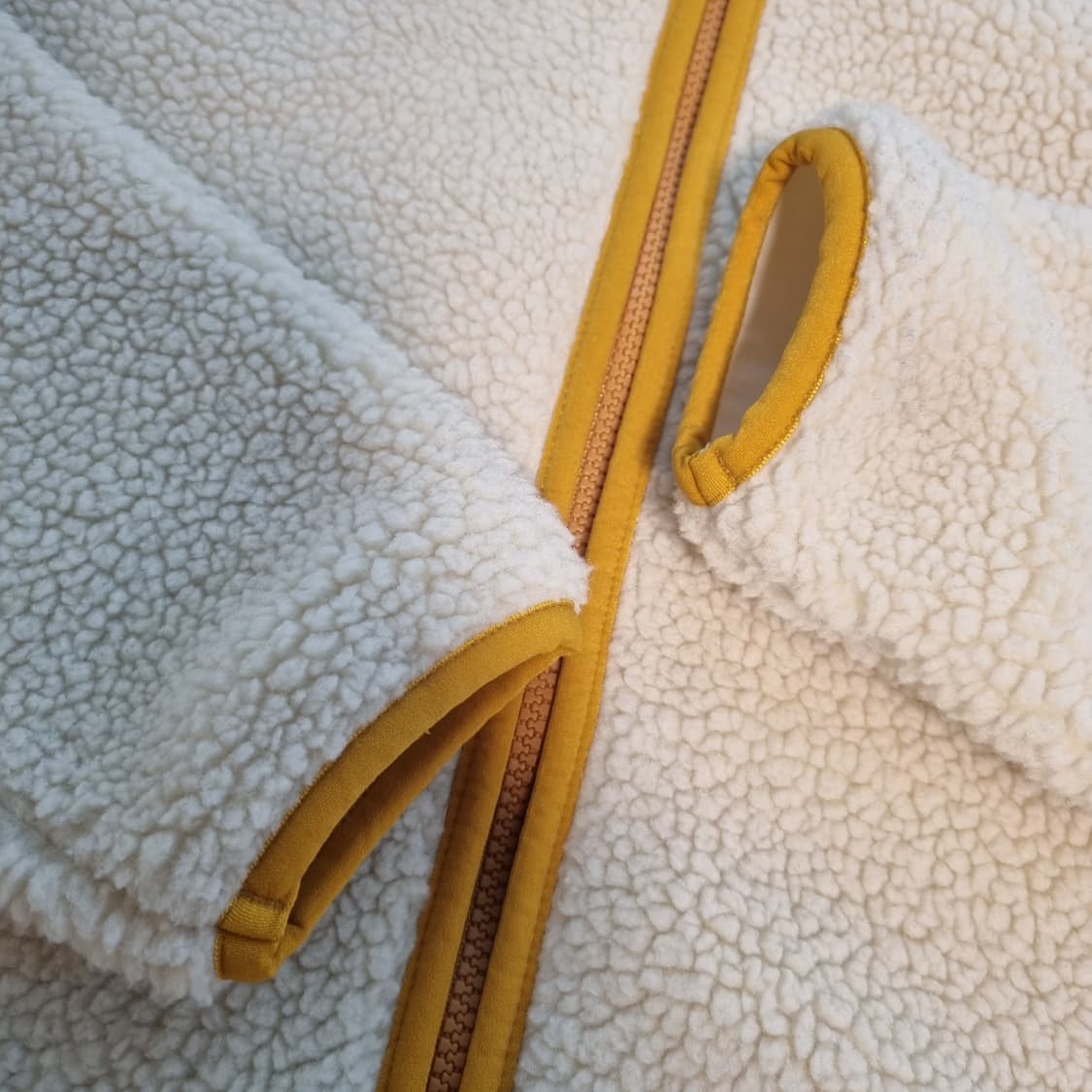 피엘라벤 플리스 자켓 아이보리 상품이미지8