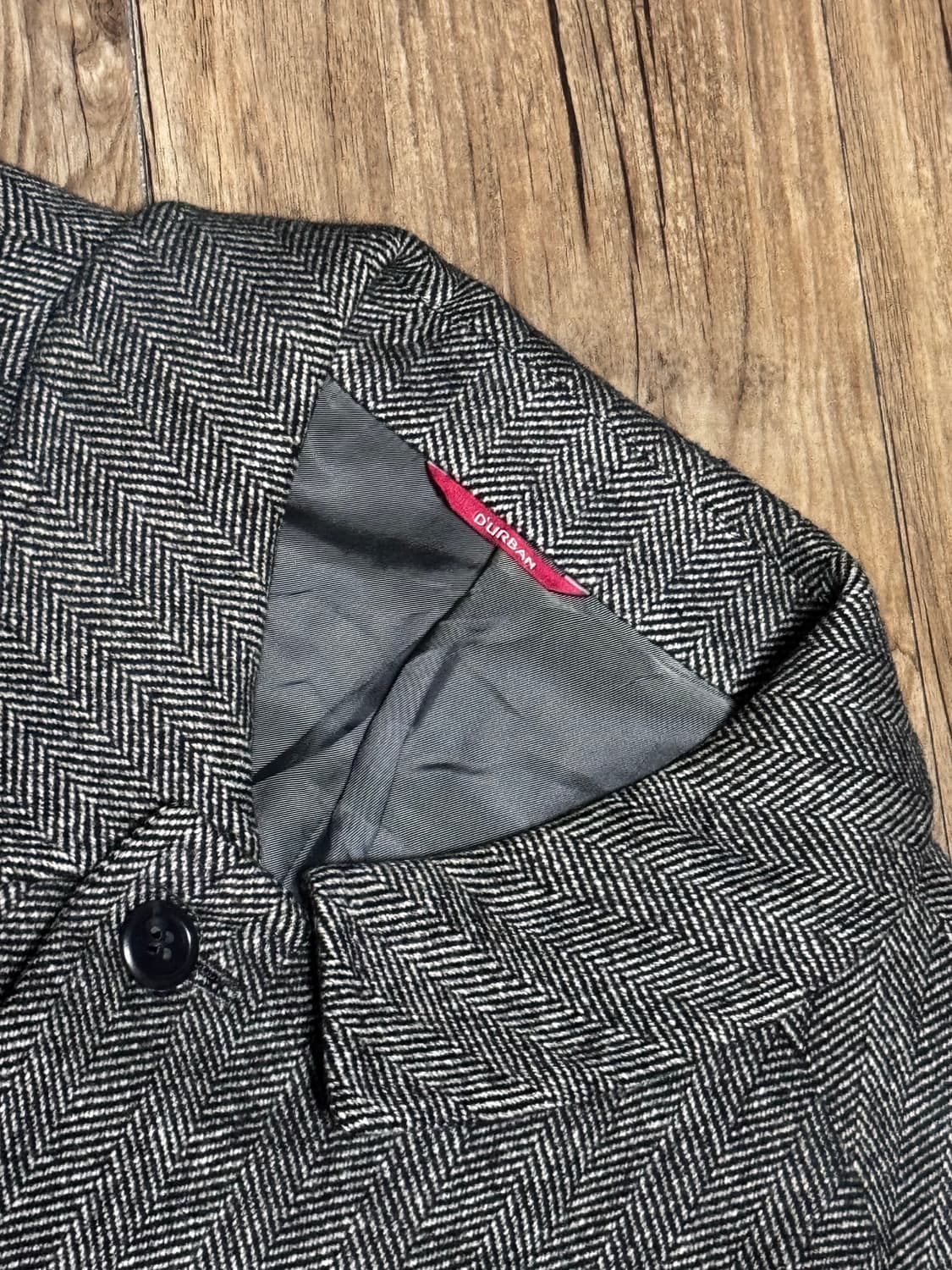 다반 캐시미어 25% 헤링본 코트 자켓 상품이미지4