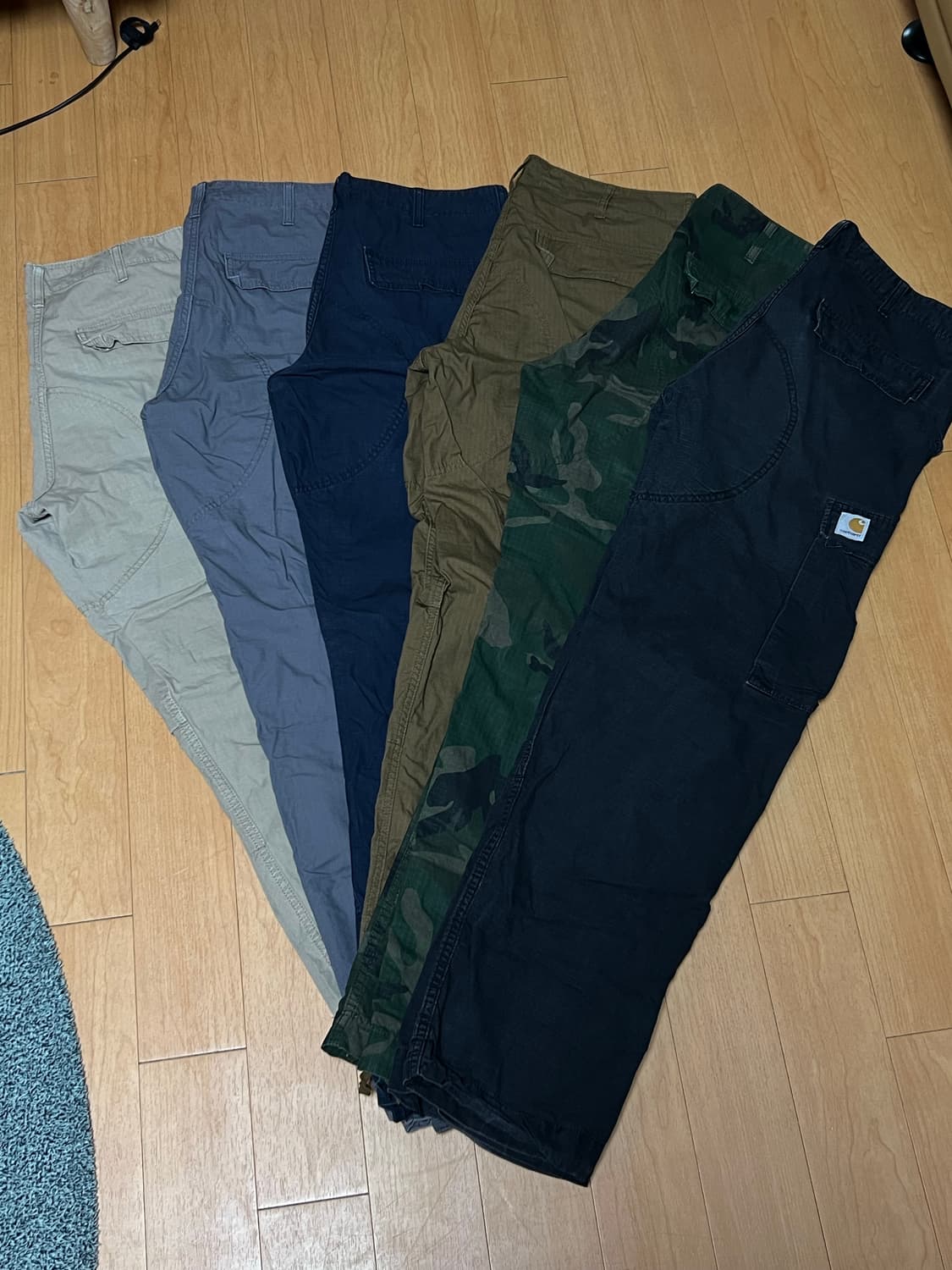 [32]칼하트 wip 레귤러 카고 팬츠 32x32 개당 9만 상품이미지1