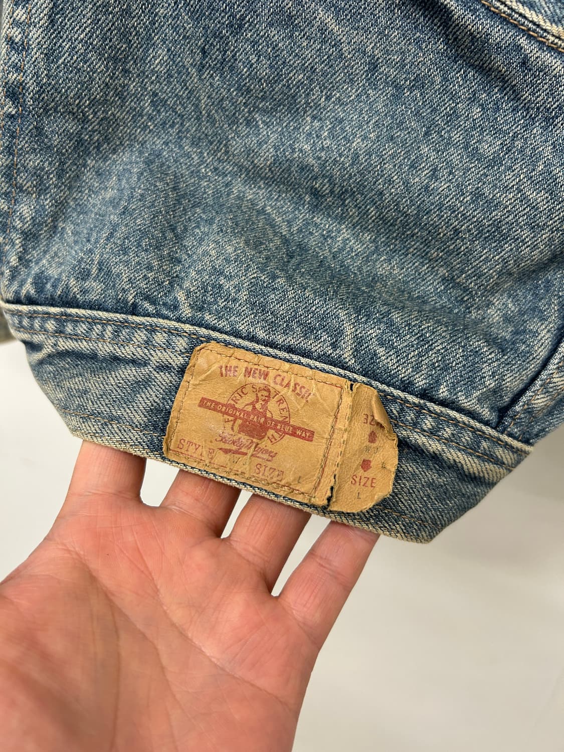 80s H.M Classic 1세대 복각 데님 자켓 상품이미지9