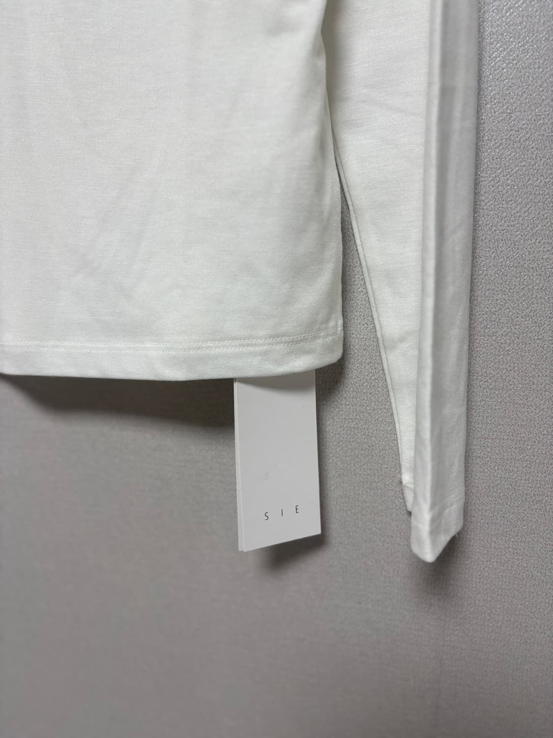 Sie 시에 베이직 라운드티 긴팔티 상품이미지2