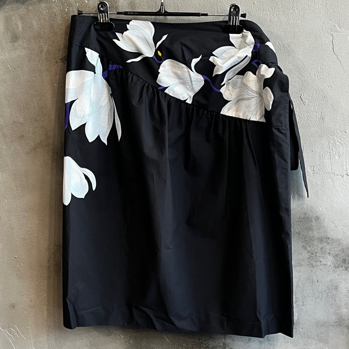 드리스 반 노튼 비대칭 플로럴 스커트 상품이미지4