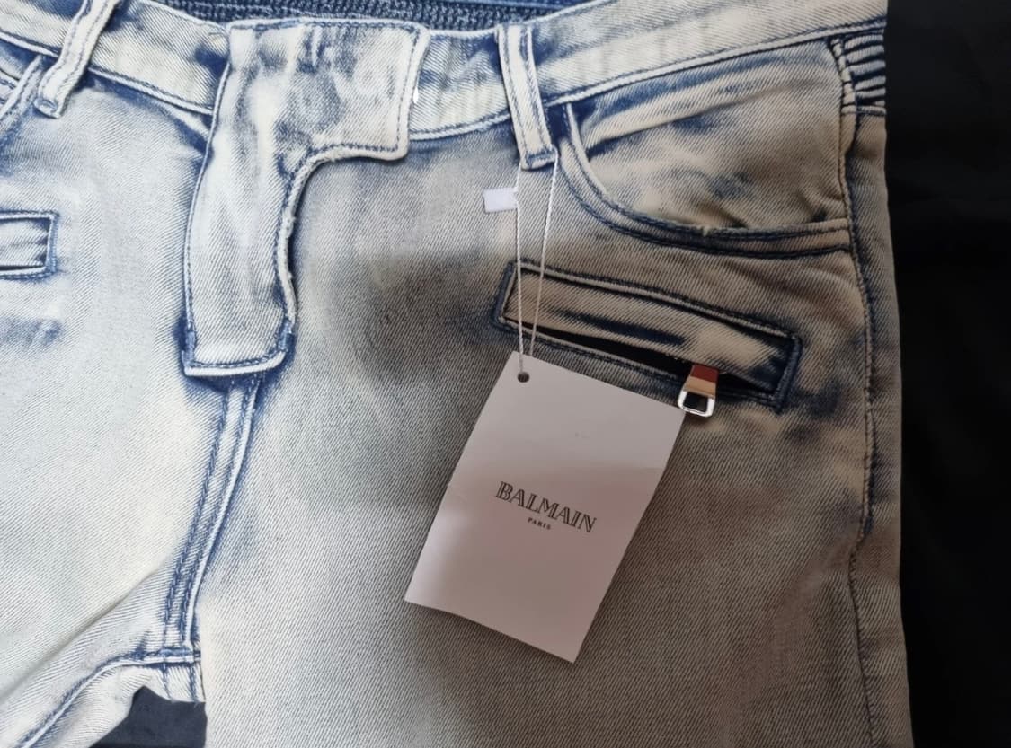 발망 라이트 블루 페이드 워싱 데님 상품이미지5