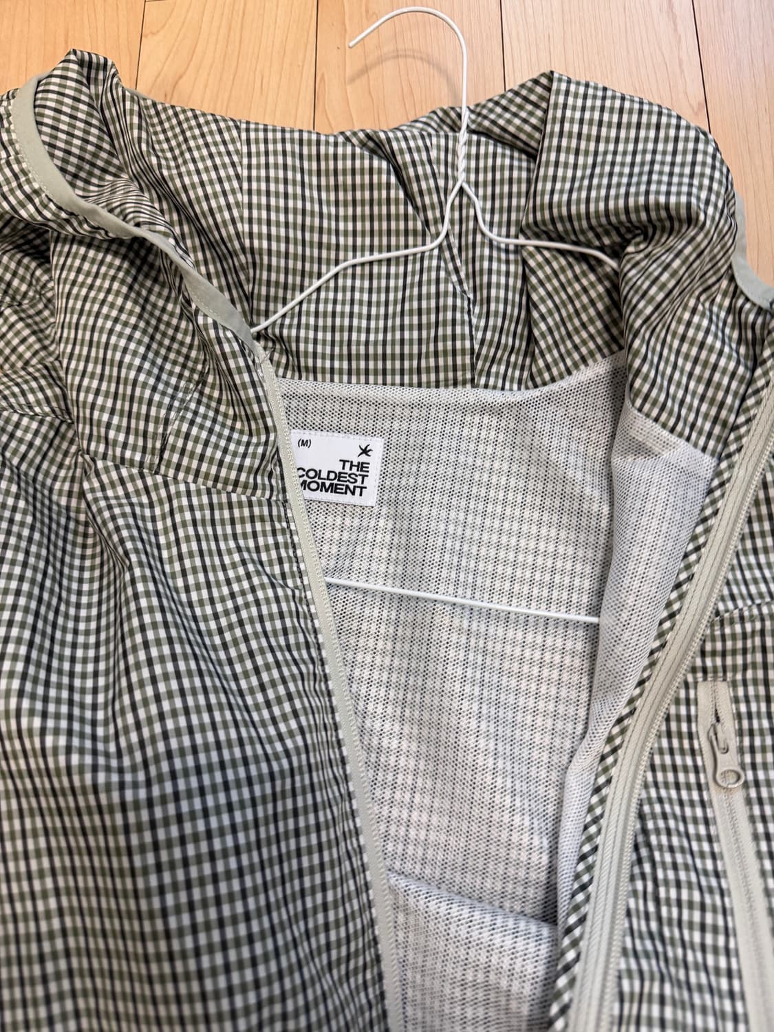 더콜디스트모먼트 체크 바람막이 상품이미지6