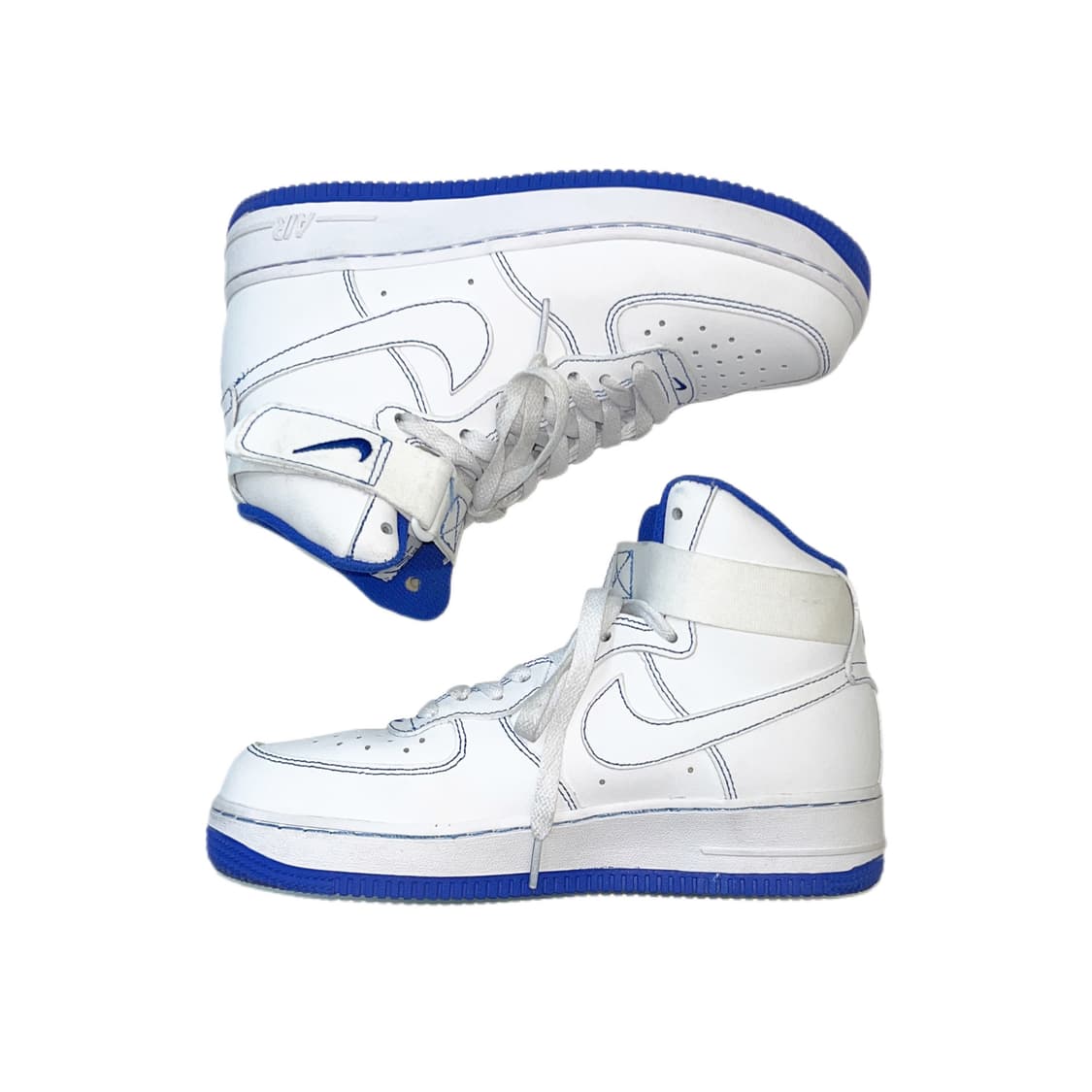 나이키 에어포스 1 하이 07 화이트 로얄블루 240 상품이미지5