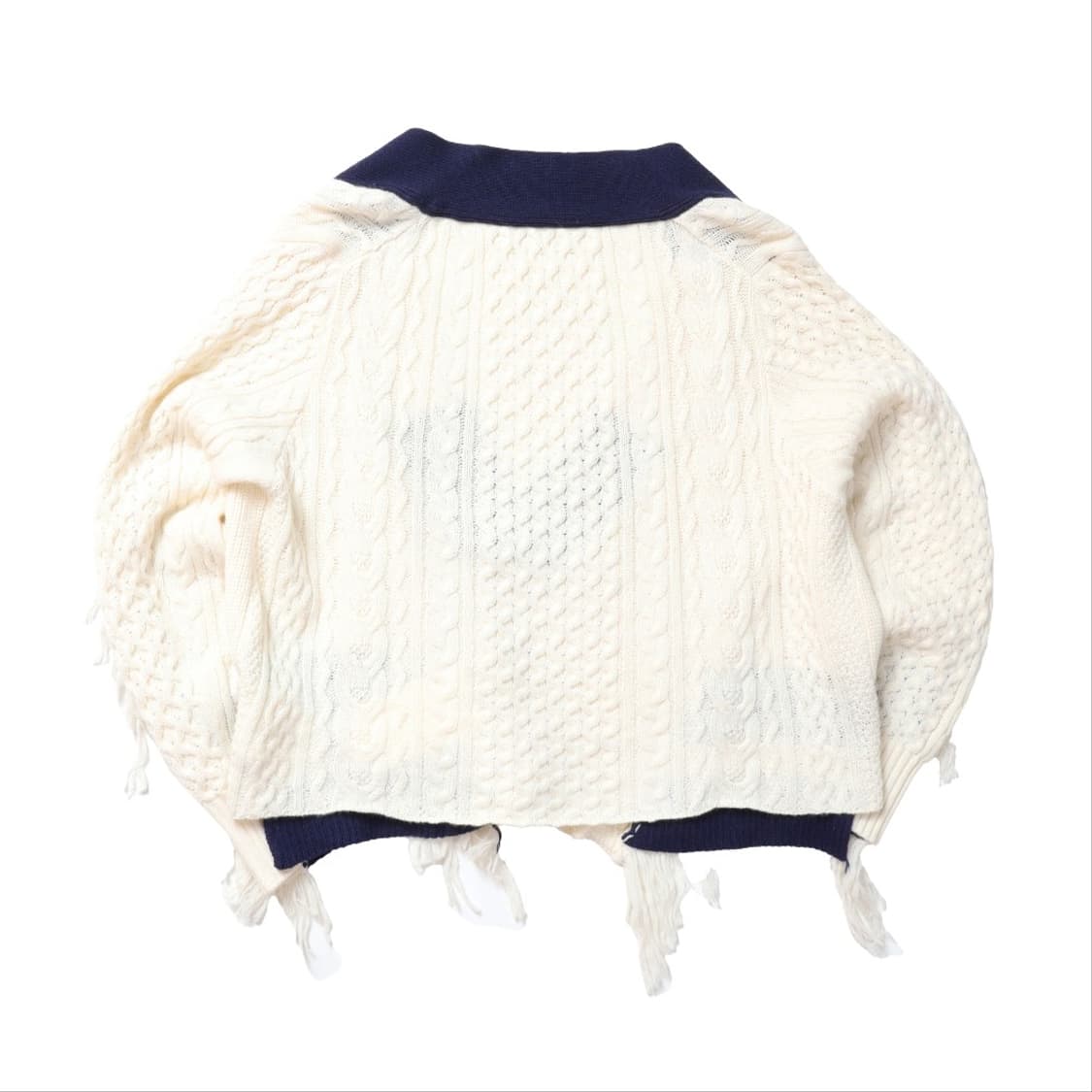 사카이 Sacai V-neck Fringe Knit    상품이미지5