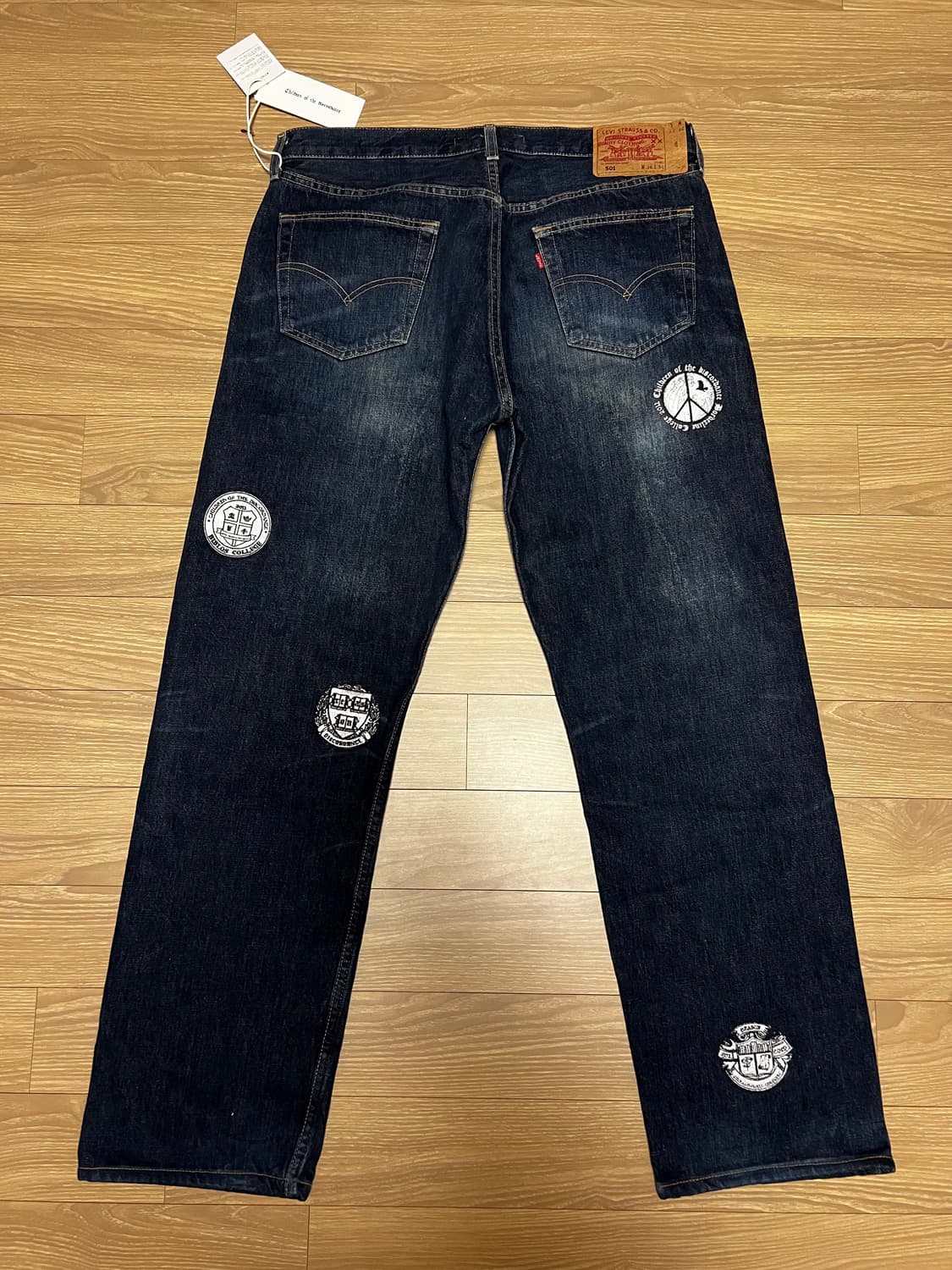 Children of the DiscoDance 자수 청바지 상품이미지4