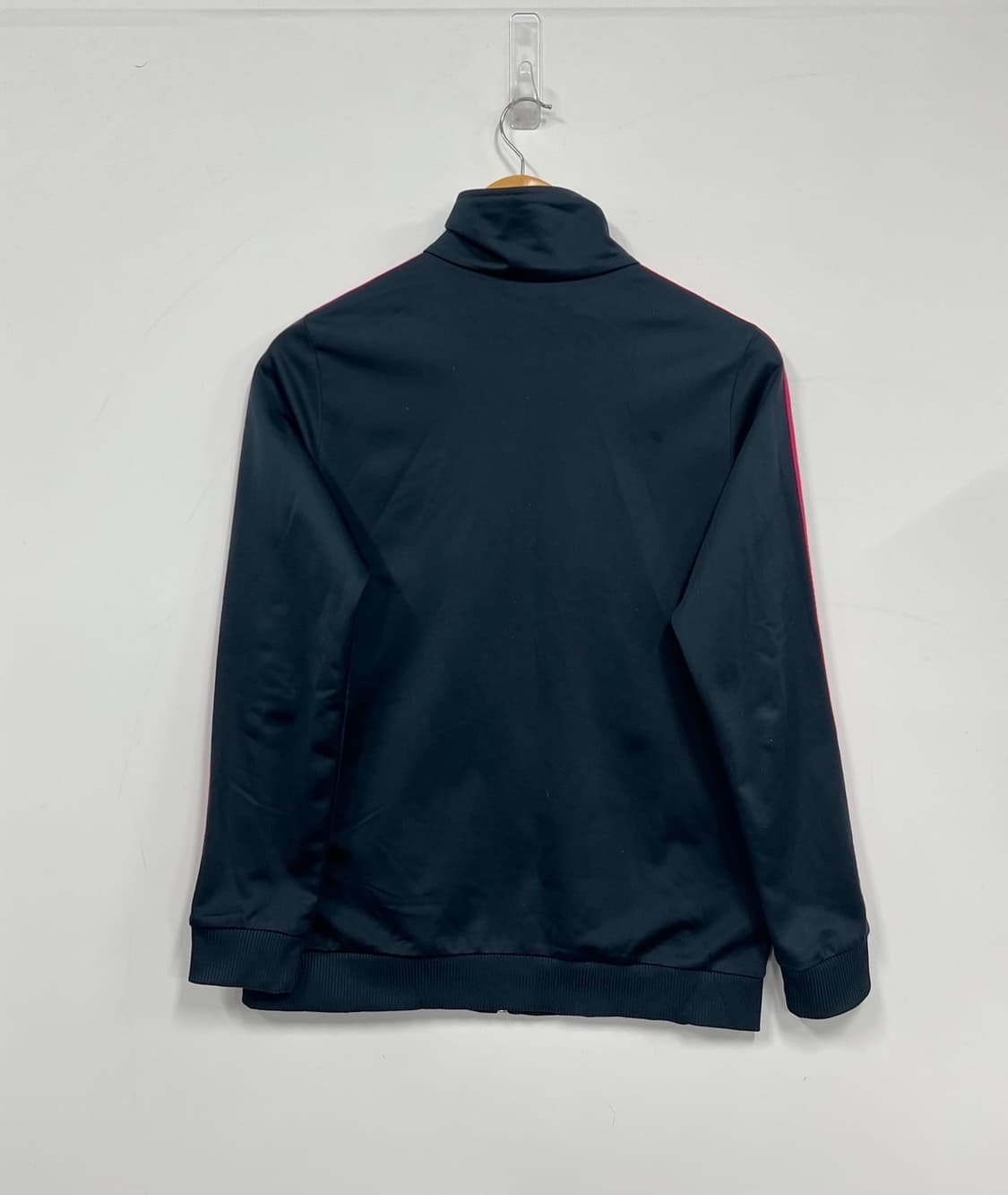 아디다스 삼선로고 차콜 핑크 트랙 집업 져지 상품이미지8