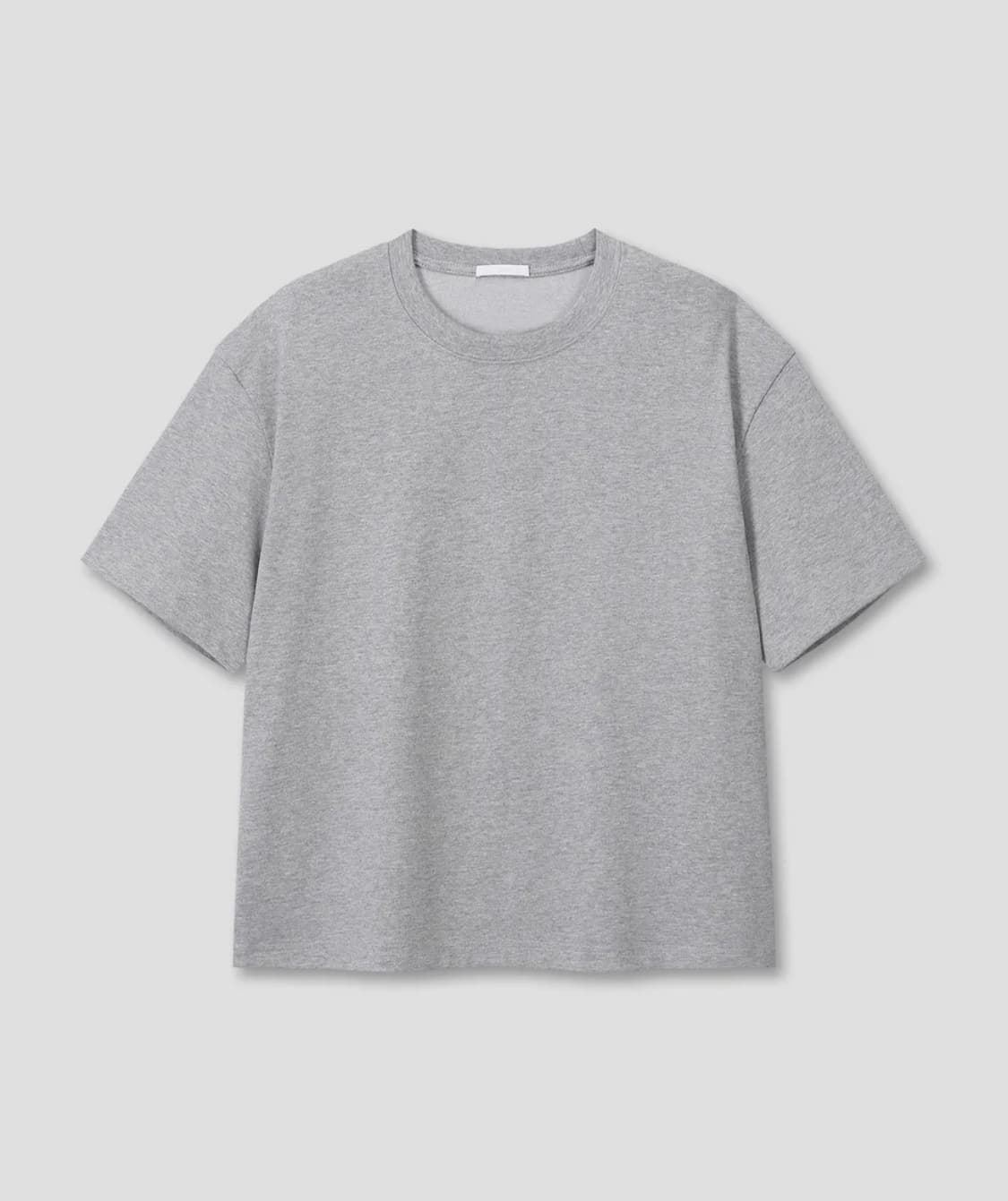 [DIVEIN] UNIFORM CROP T-SHIRTS_Gray 상품이미지1