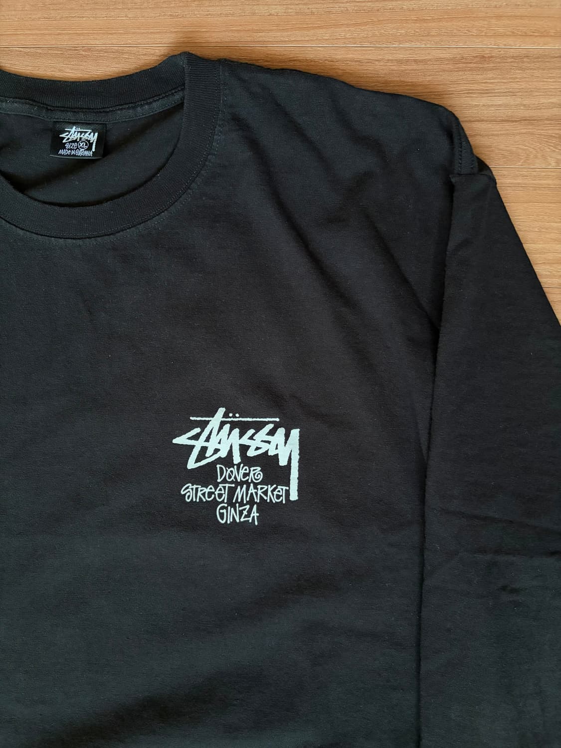 [XL] 스투시x도버 스트리트 마켓 긴자 롱슬리브 블랙 상품이미지4