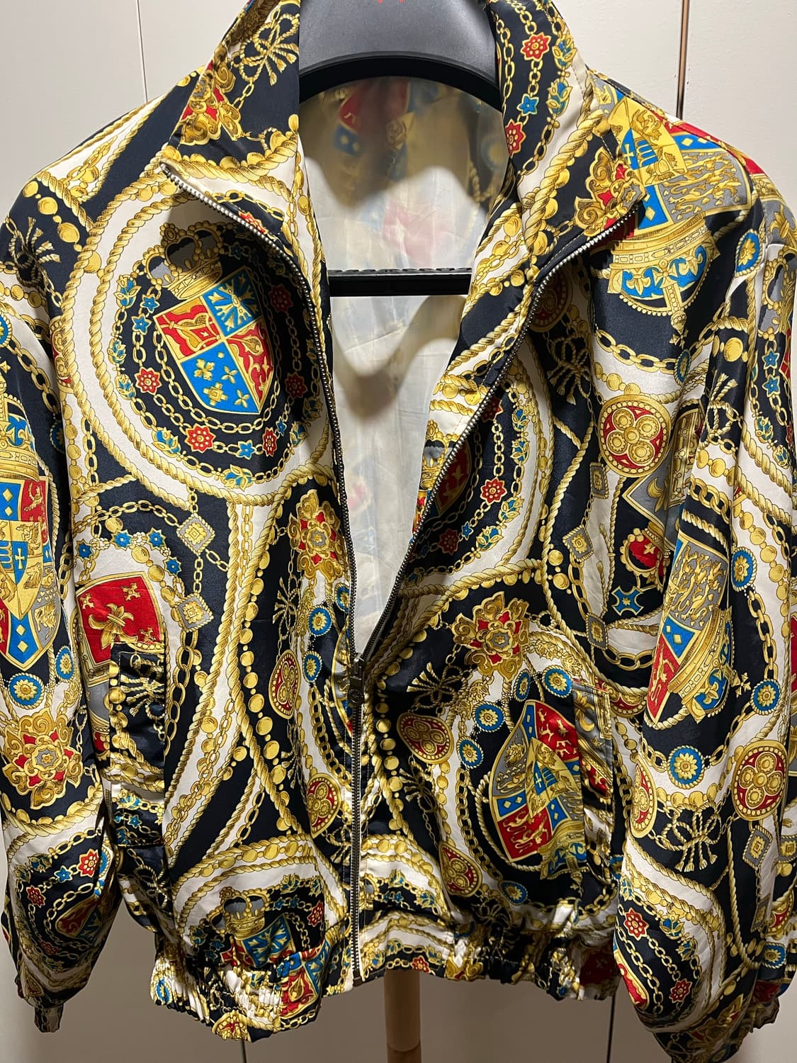 90s 일본 빈티지 바로크 패턴 자켓 상품이미지3