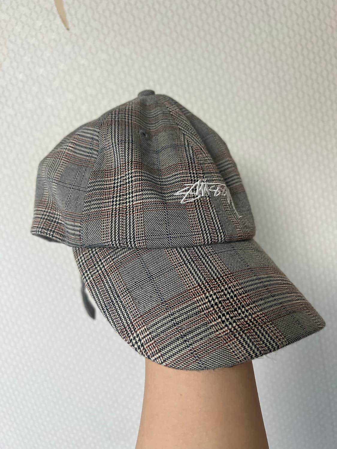 스투시 글렌체크 볼캡 상품이미지2