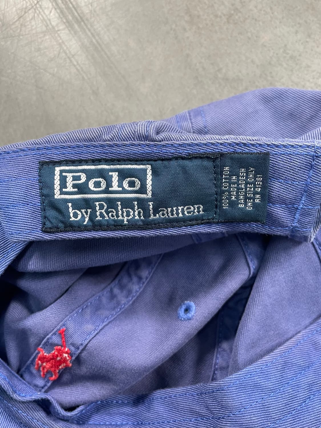 00s 폴로 페이딩 레더 스트랩 볼 캡 상품이미지7