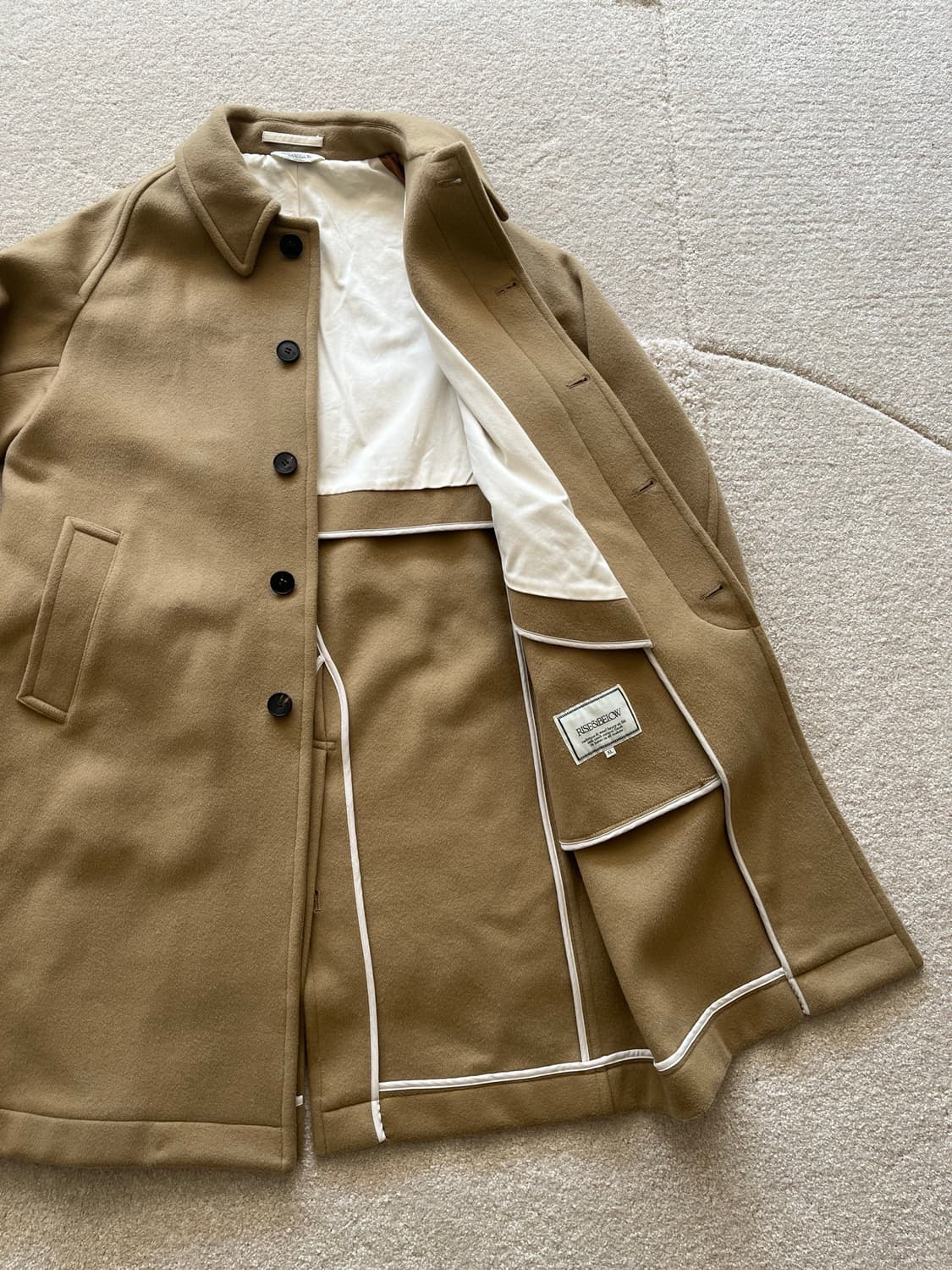 라이즈앤빌로우 캐시미어 울 발마칸 코트(103-105) 상품이미지6