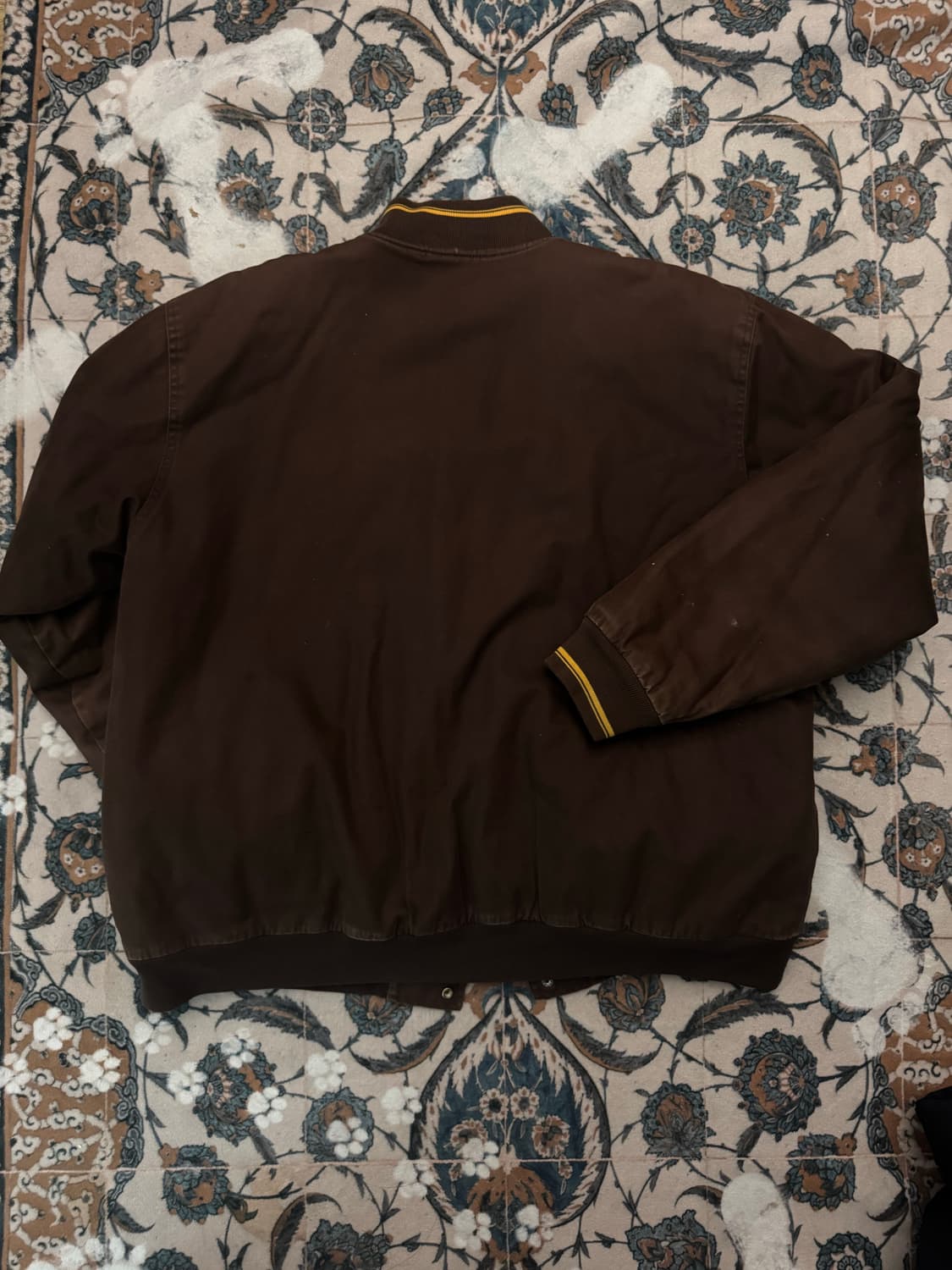 빈티지 나이키 브라운 퀼팅 바시티 자켓 상품이미지3