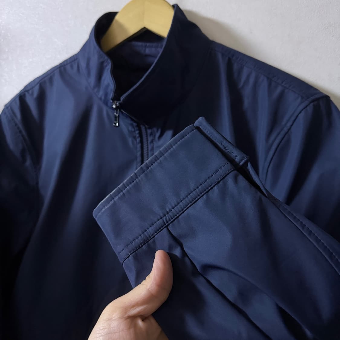 마이클코어스 남성 블루종 네이비 점퍼 L (남성 105정도) 상품이미지2