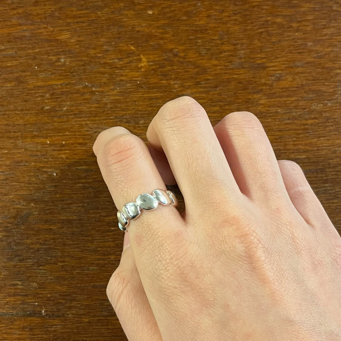 새상품 여성 신주 반반 원석 반지  상품이미지3