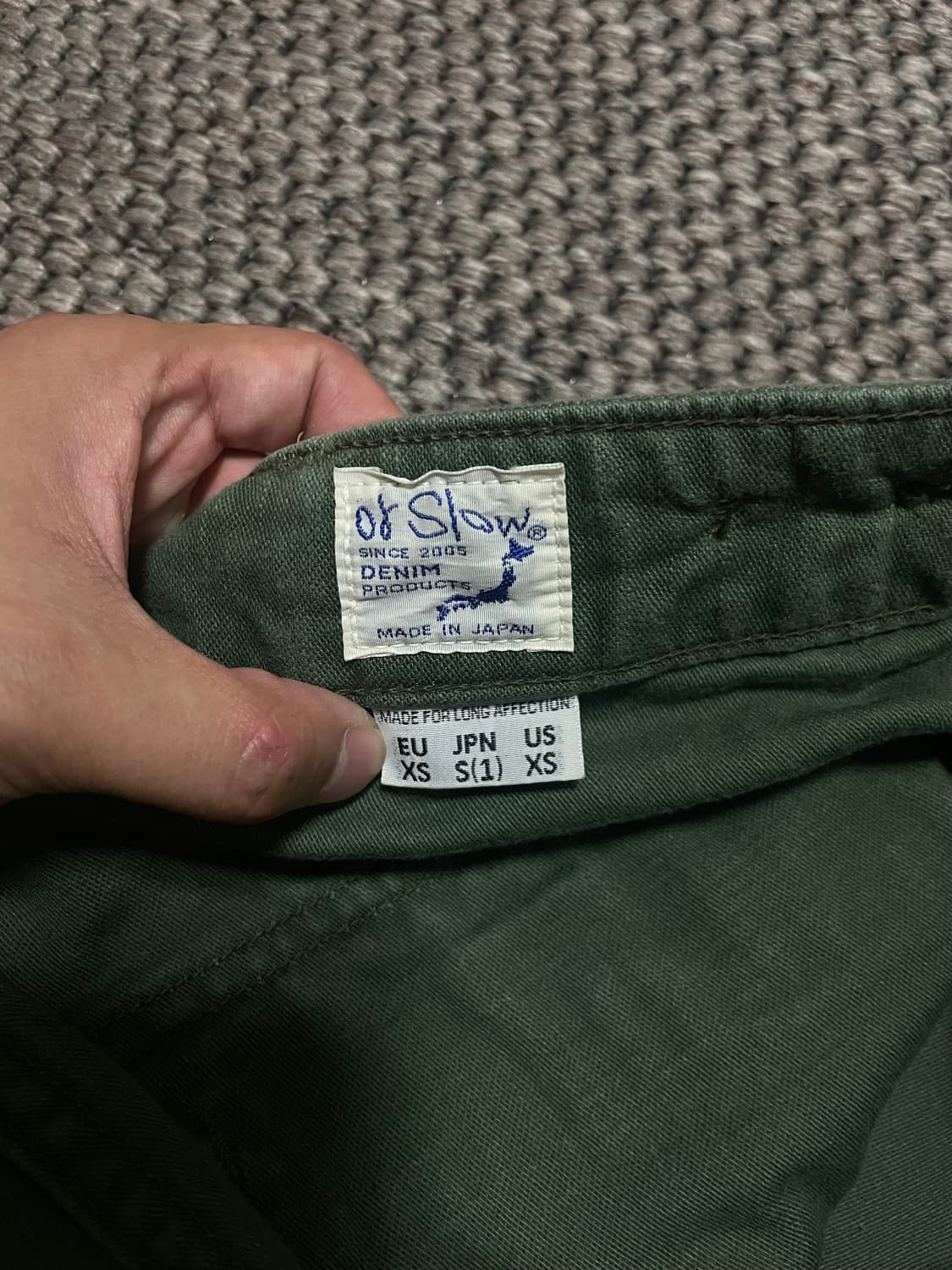 오어슬로우 퍼티그 1size 상품이미지1