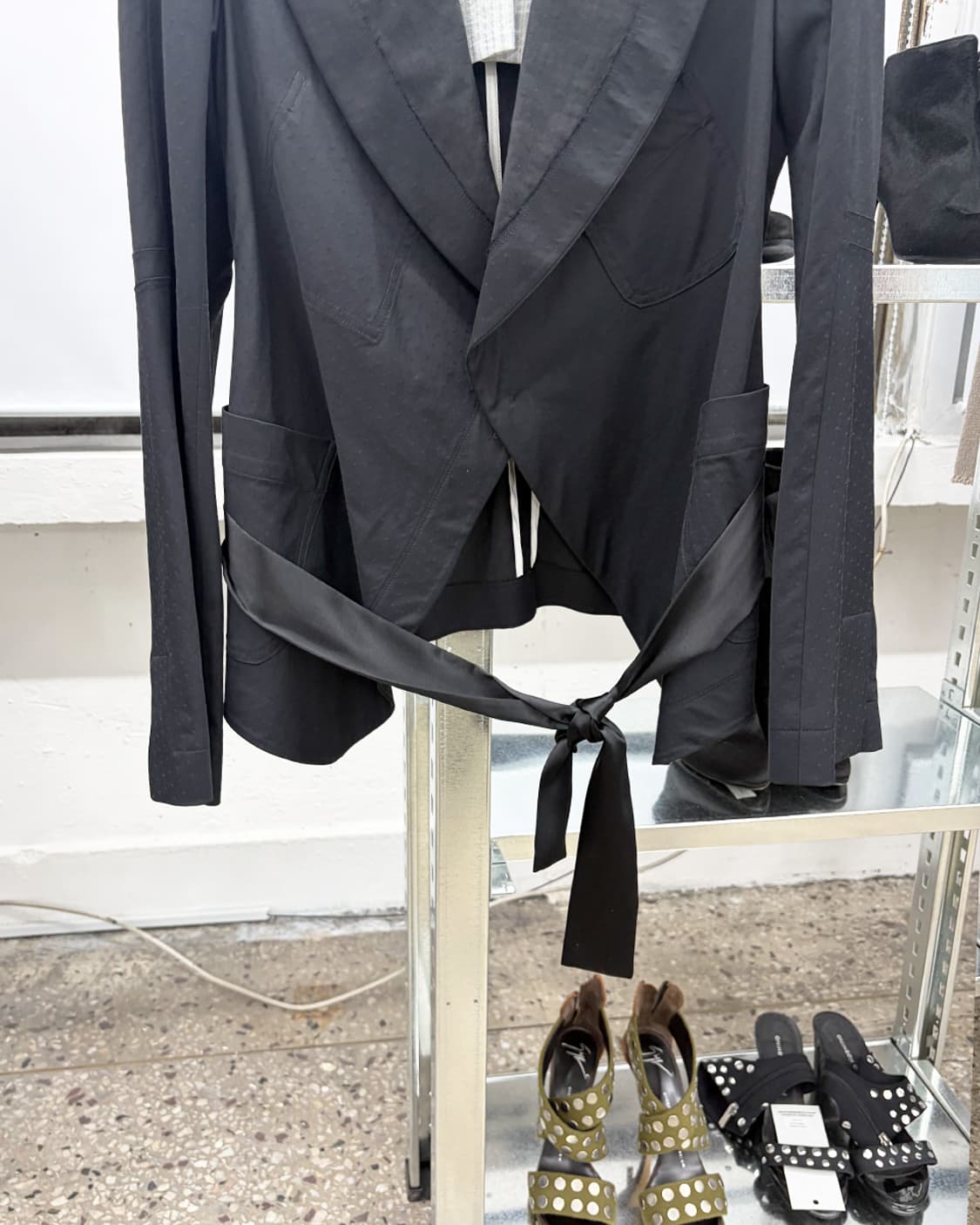 샤론 워숍 벨티드 테일러드 자켓 상품이미지4