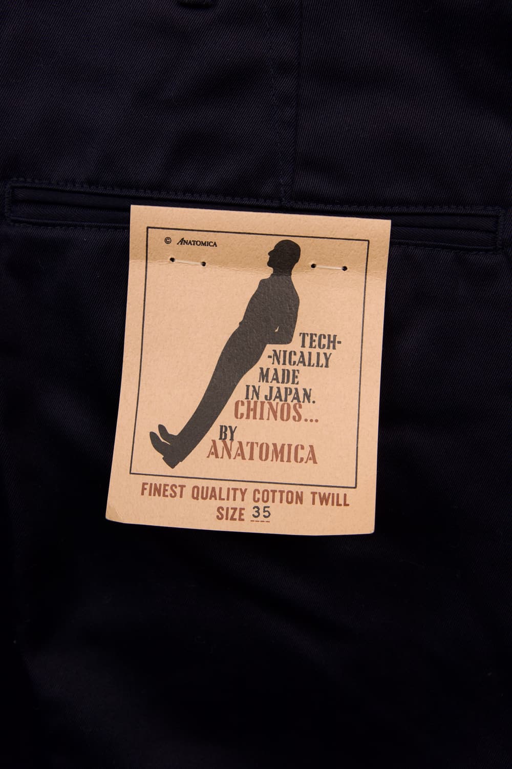 (새상품)Anatomica Chino ll 네이비 상품이미지4