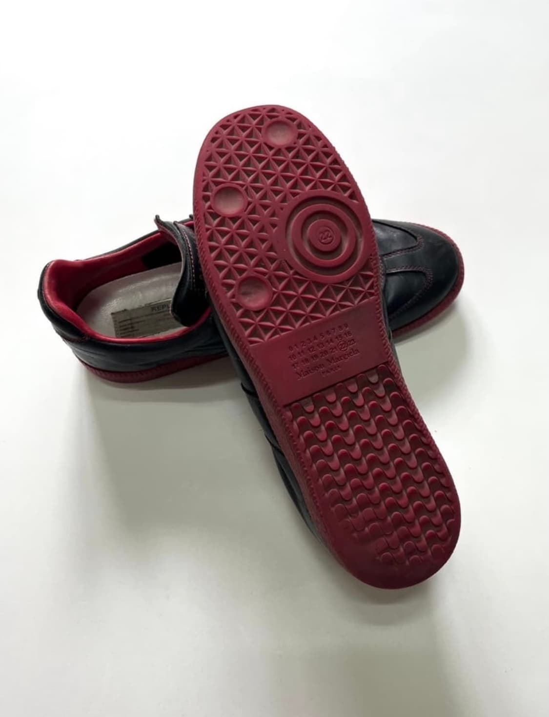 메종 마르지엘라 독일군 레더 스니커즈 상품이미지3