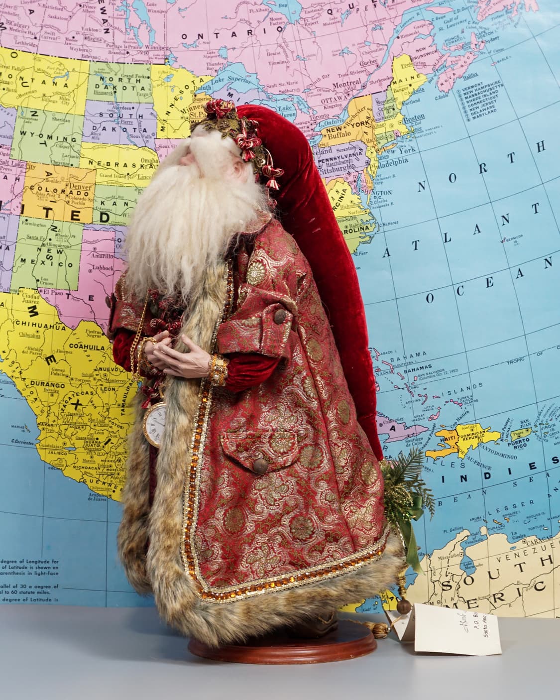 빈티지 소품 USA 마크 로버츠 250개 한정판 산타 피규어 상품이미지6