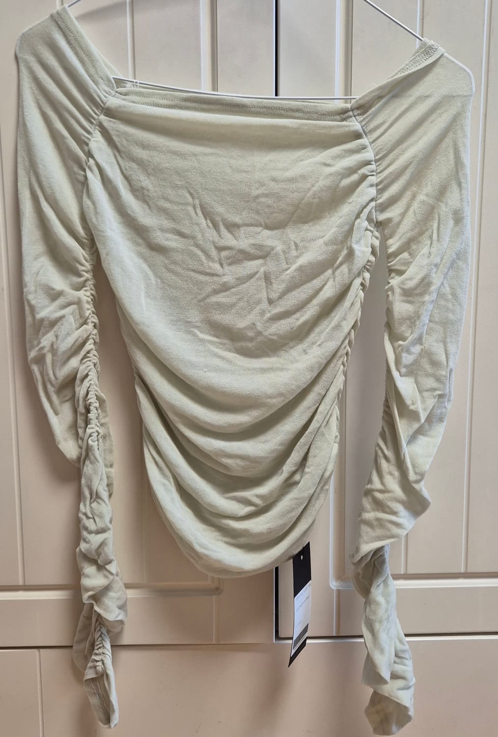 카키포인트 Shirring Scarf Top (yellowgreen) 상품이미지4