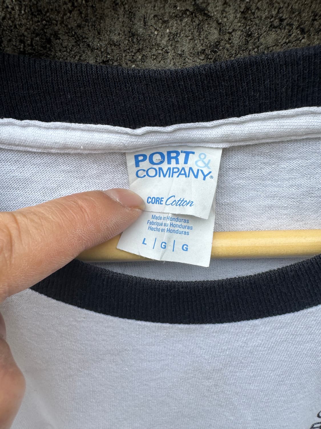 빈티지 RORT COMPANY 반팔 링거 티셔츠 L 상품이미지3