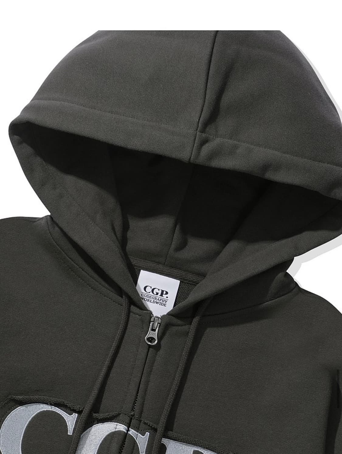 코드그라피 CGP 로고 후드집업 (새상품) 상품이미지3