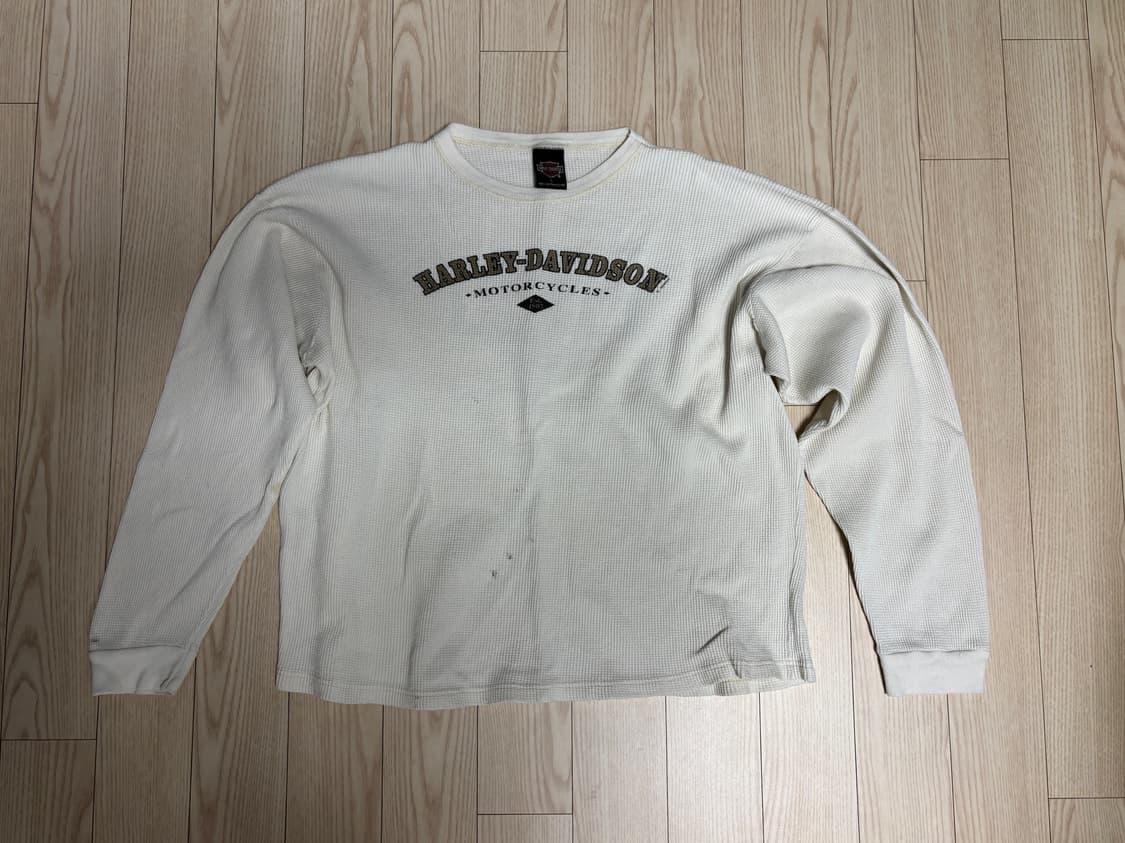 00s 할리데이비슨 USA 와플 롱슬리브 상품이미지1