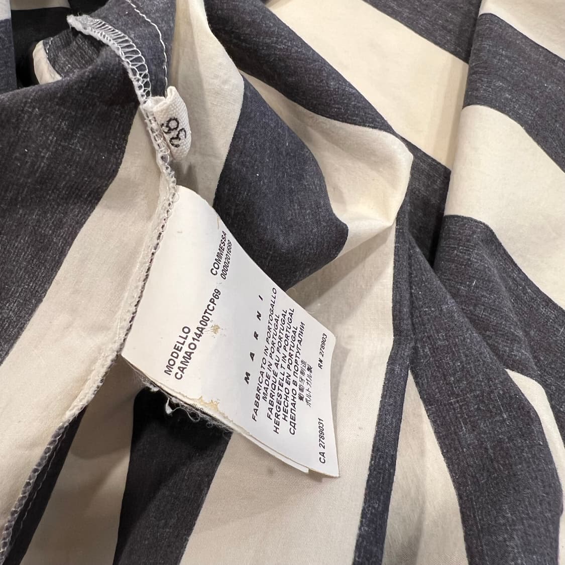 MARNI 마르니 스트라이프 블라우스 상품이미지9