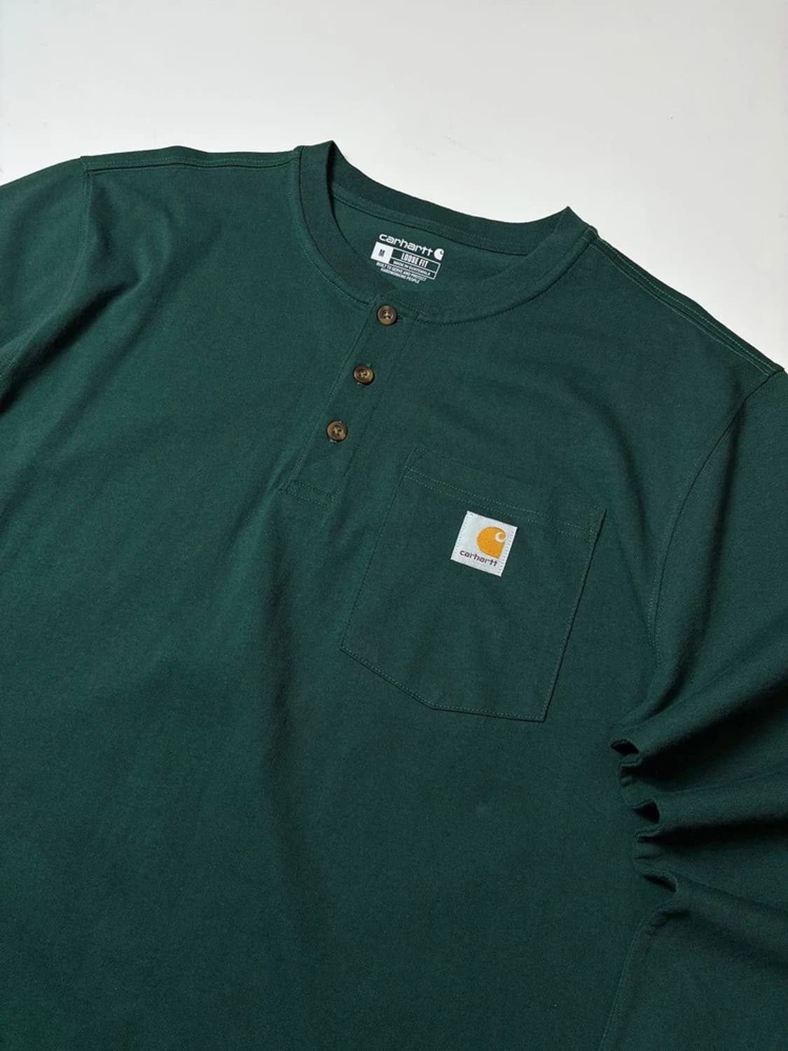 칼하트 헨리 레귤러 포켓 롱 슬리브 PN8769 상품이미지2