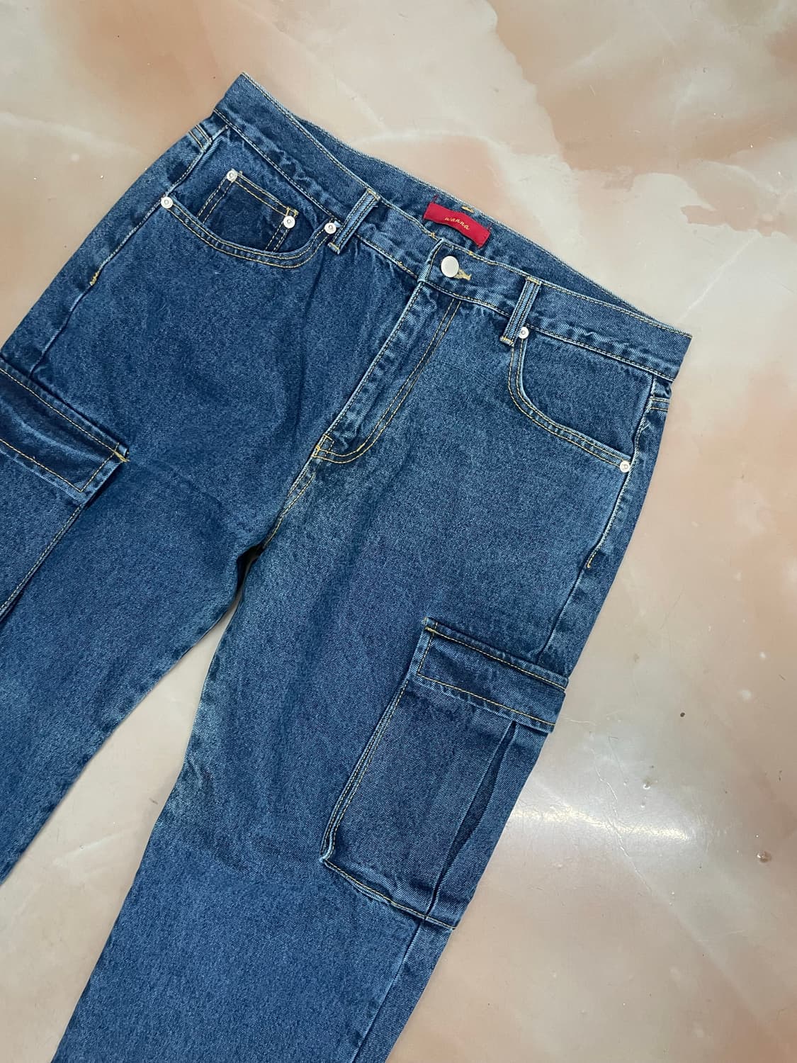 denim wide pocket pants 상품이미지4