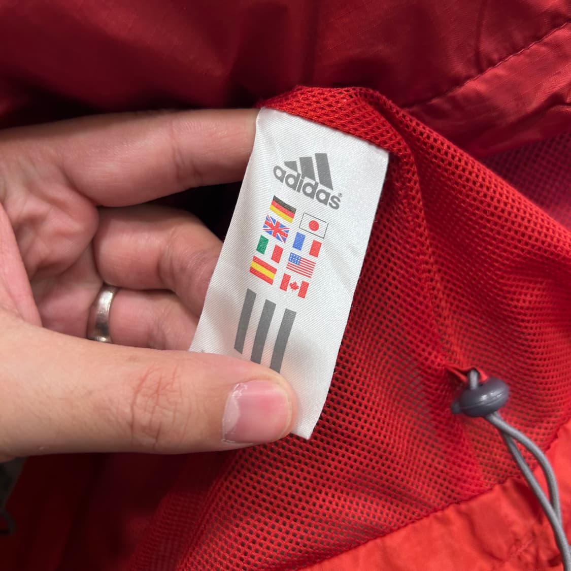 아디다스 올드스쿨 래글런 하프트랙 바람막이 상품이미지4