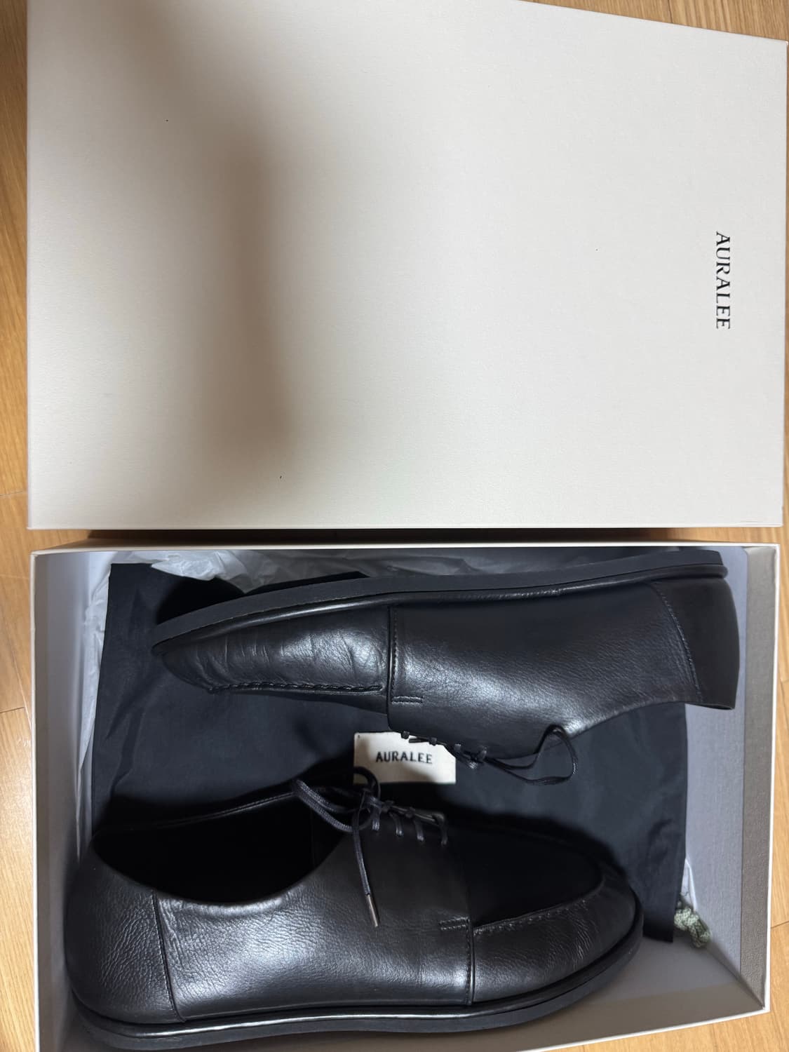 [mens9 / 270사이즈] 24FW 오라리 레더 슈즈 상품이미지9