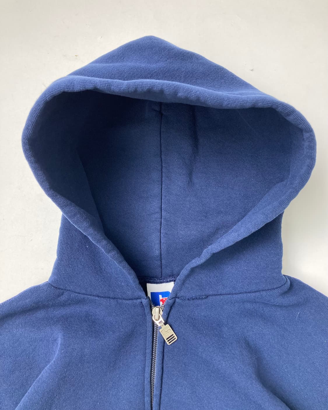 90s Russell Zip Up Hoodie (navy) 상품이미지6