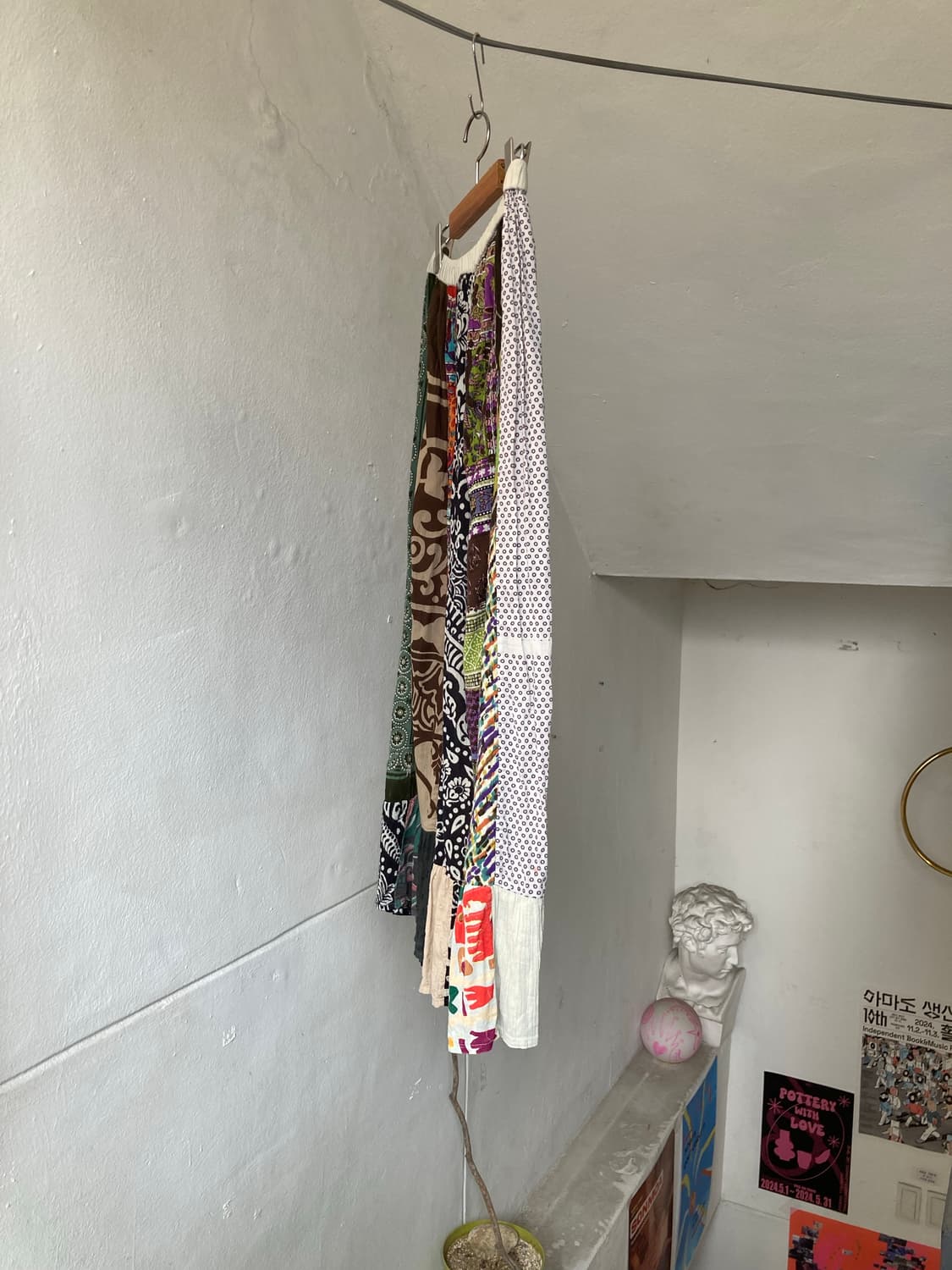 코튼 100 레이어드 모리걸 롱 스커트 상품이미지8