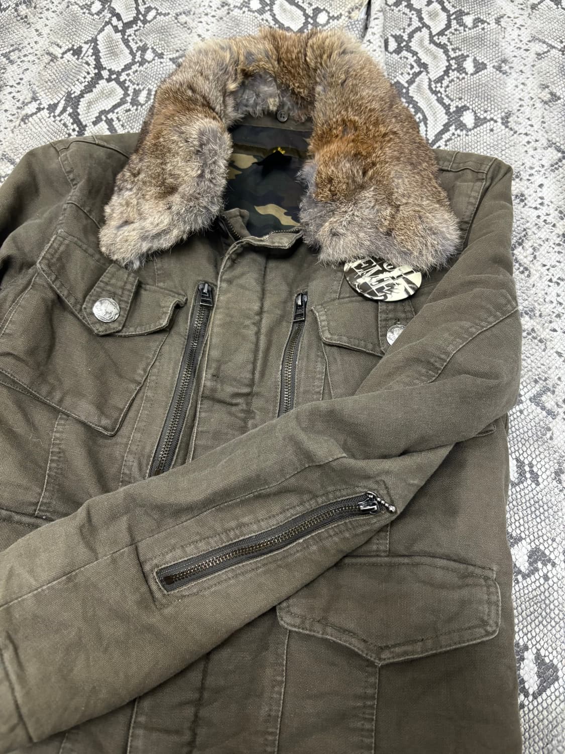 Fur Trimming 00’s Design 2-way Jacket 상품이미지8