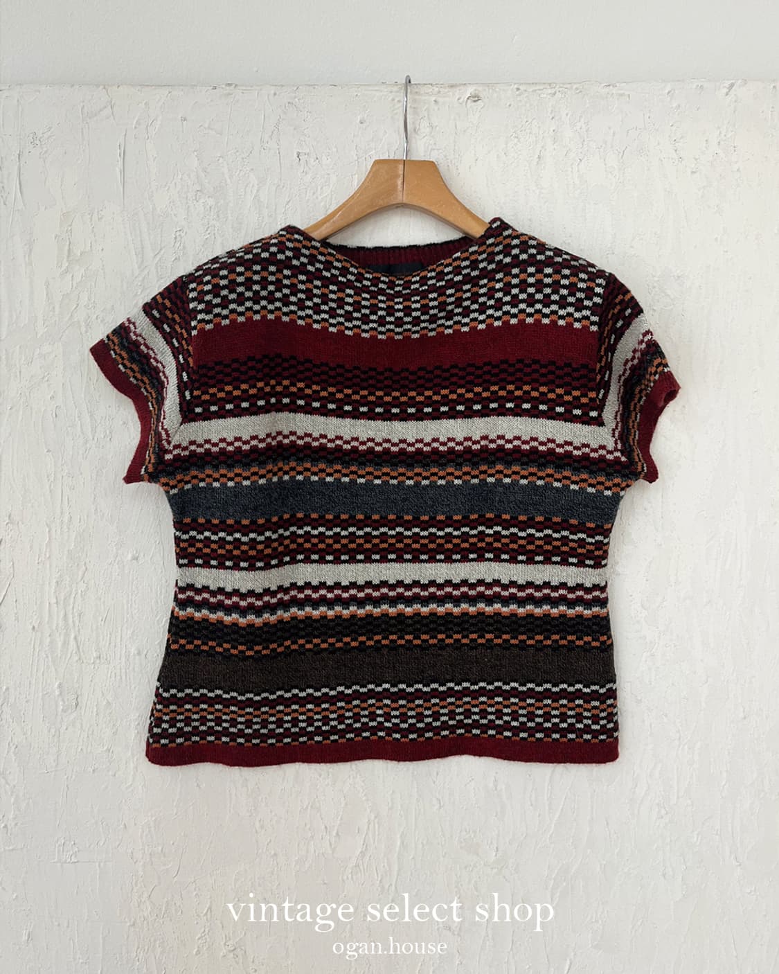 vintage nordic knit top 상품이미지5