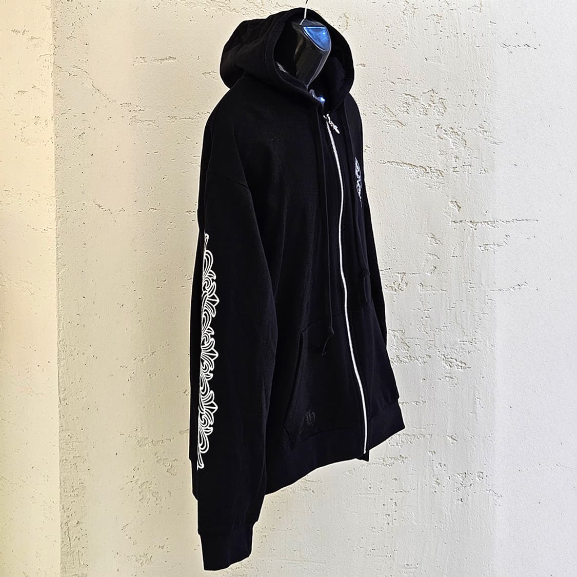 [XXL] 미사용 크롬하츠 말발굽 홀스슈 후드집업 블랙 C0106C057 상품이미지2