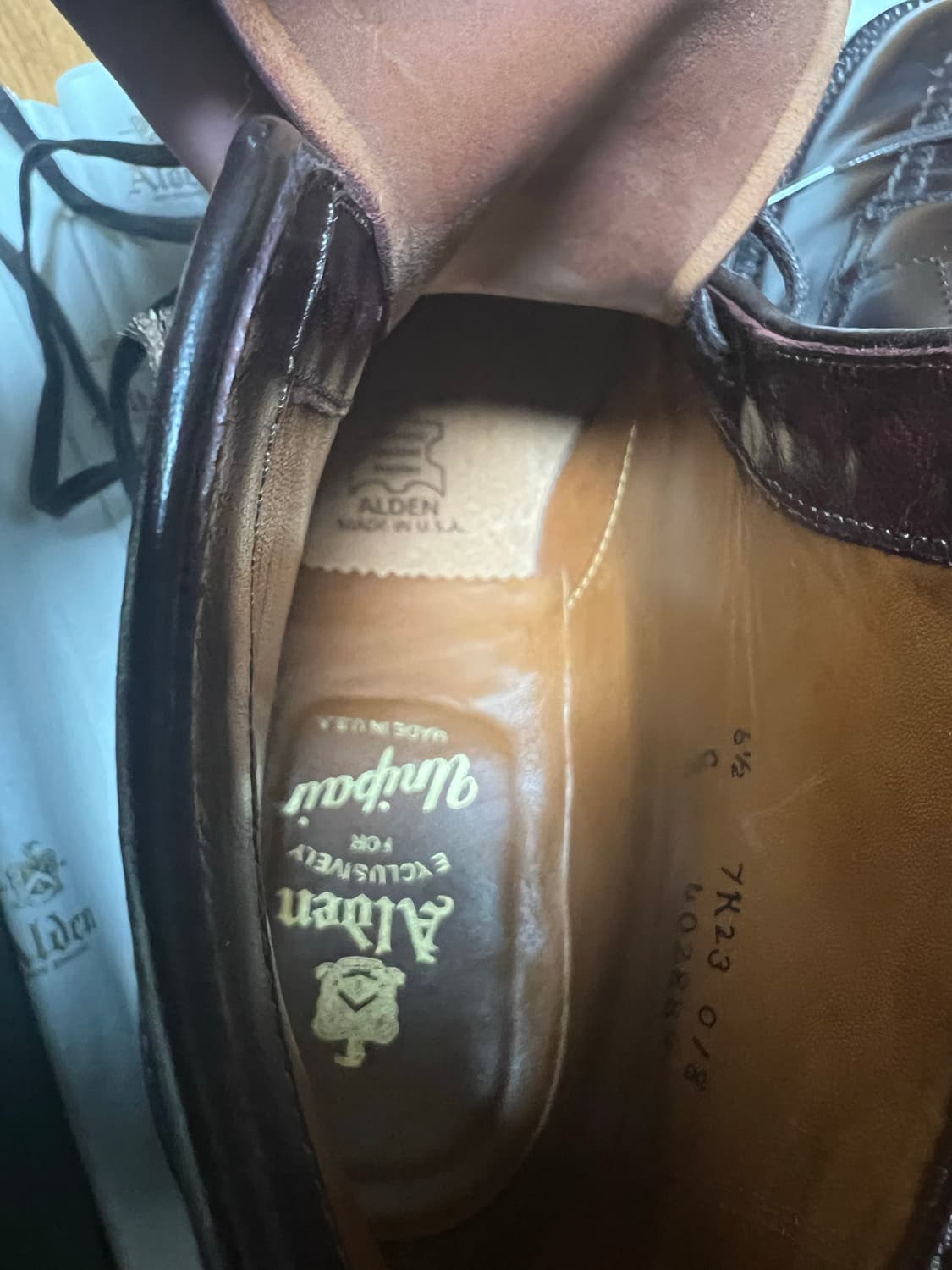 알든 부츠 40288H 6.5 E 풀구성 관리용품 포함 상품이미지6