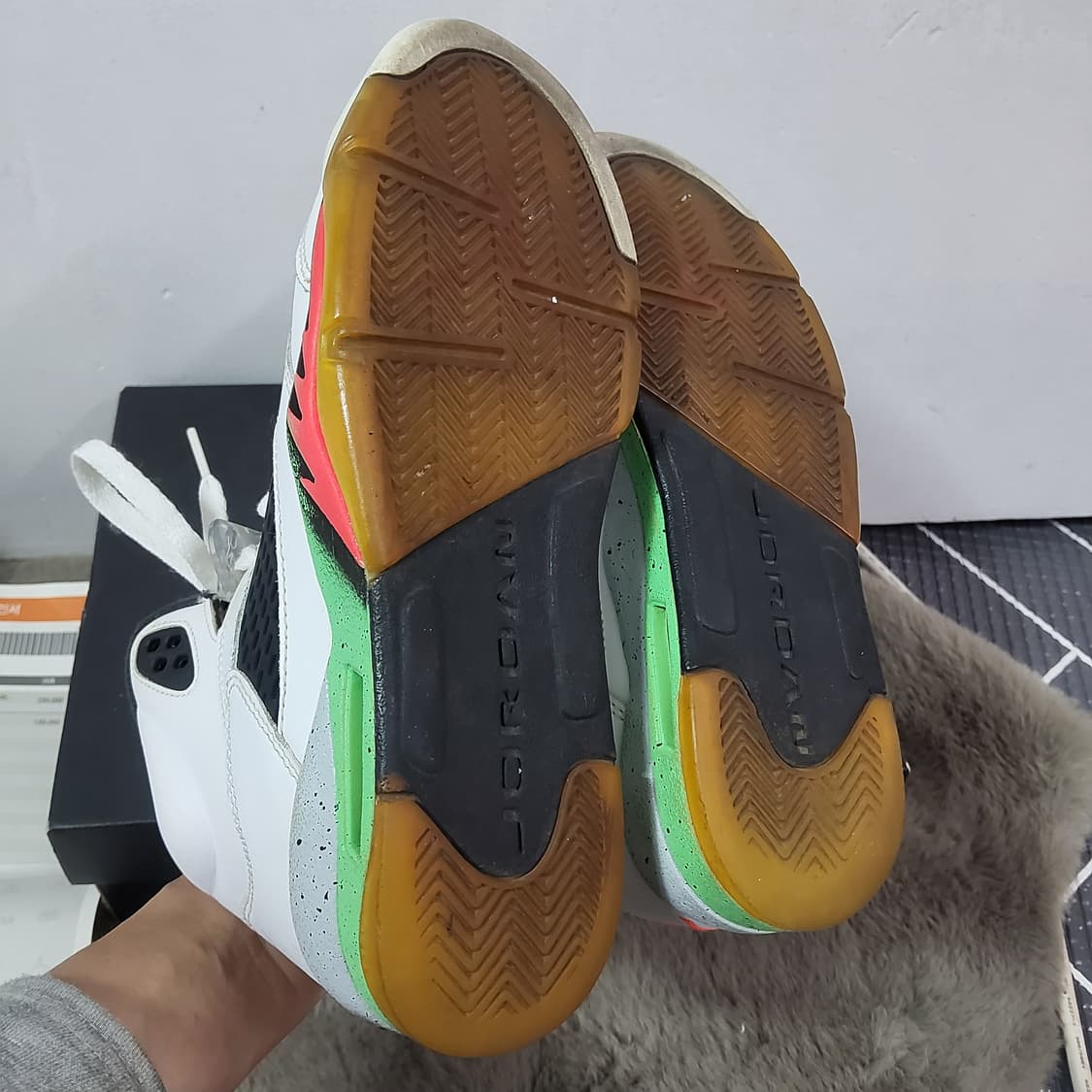 나이키 조던 5 레트로 스페이스잼 농구화 운동화 235 상품이미지5