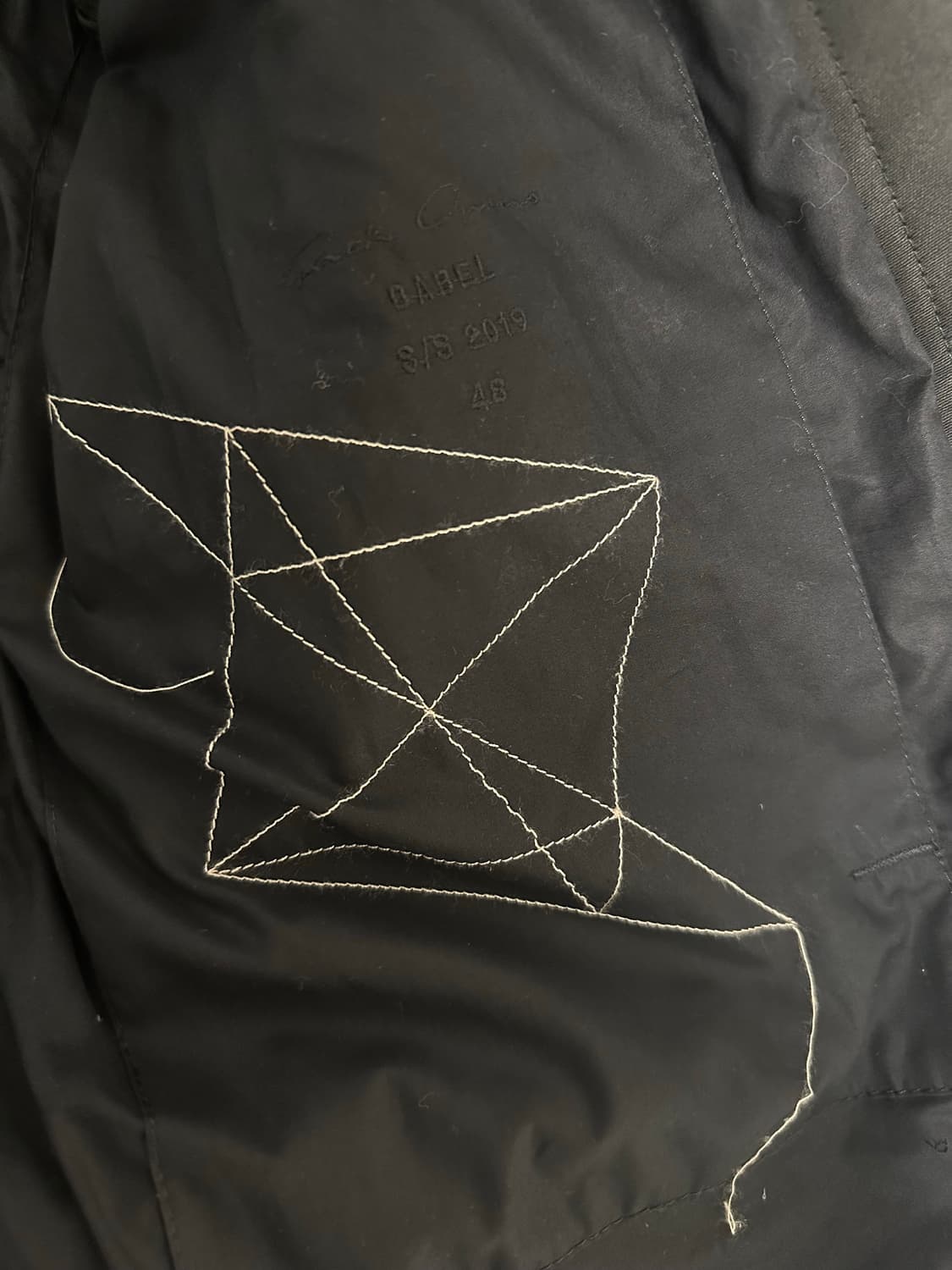 48) rick owens BABEL 2019 SS jacket 상품이미지4