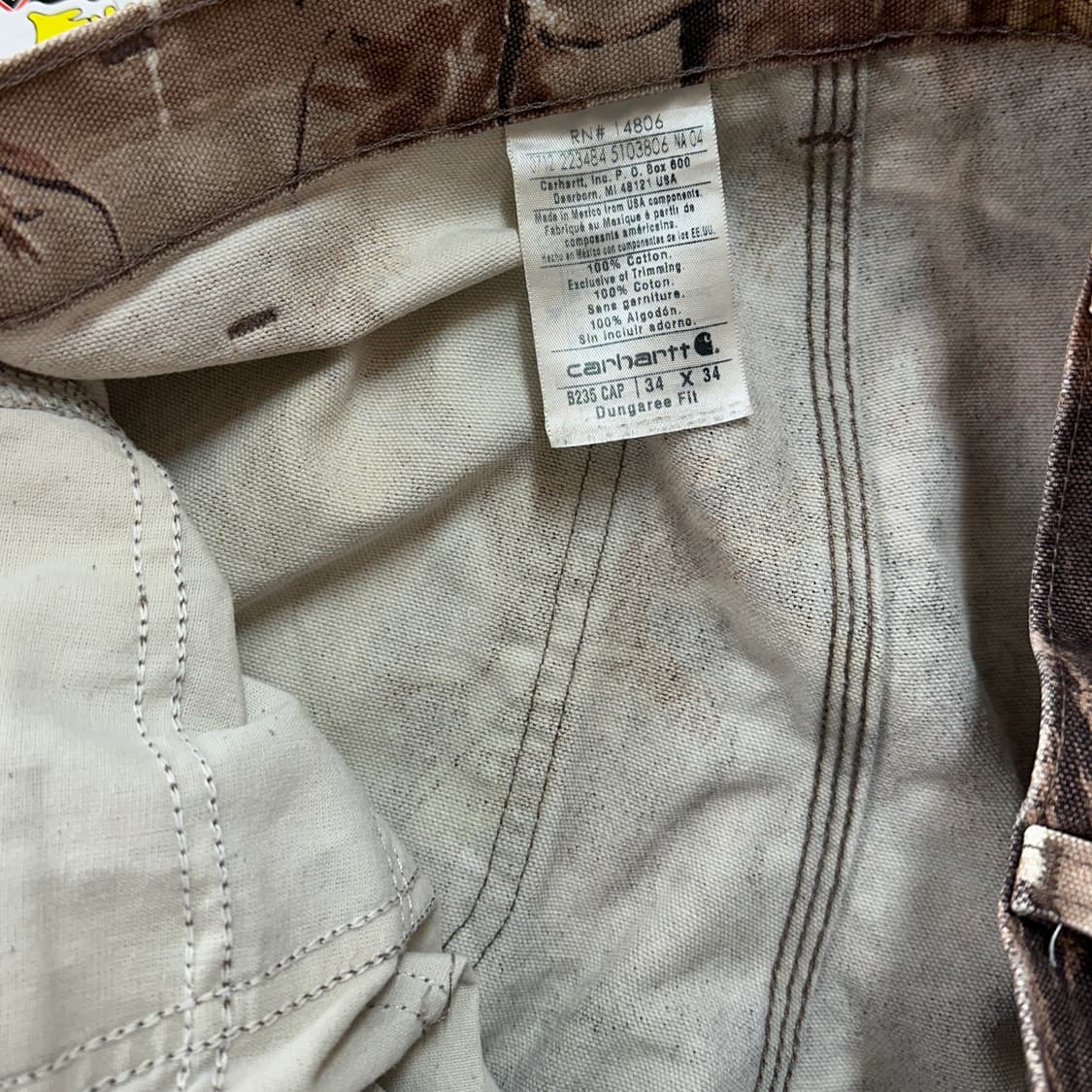 칼하트 리얼트리 카펜터 팬츠 B235-CAP 34 상품이미지8