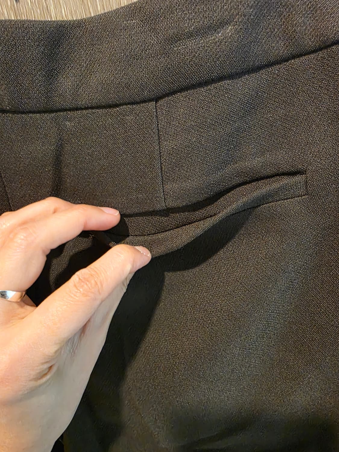 (179,000원 택 있음) g_cut 지컷 간절기 슬랙스 카키(55) 상품이미지10