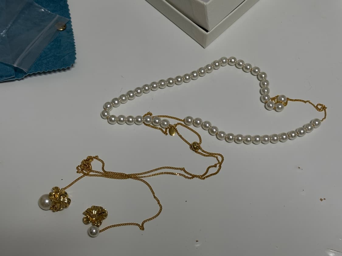 서쿠키 오세르 진주 스트링 상품이미지2